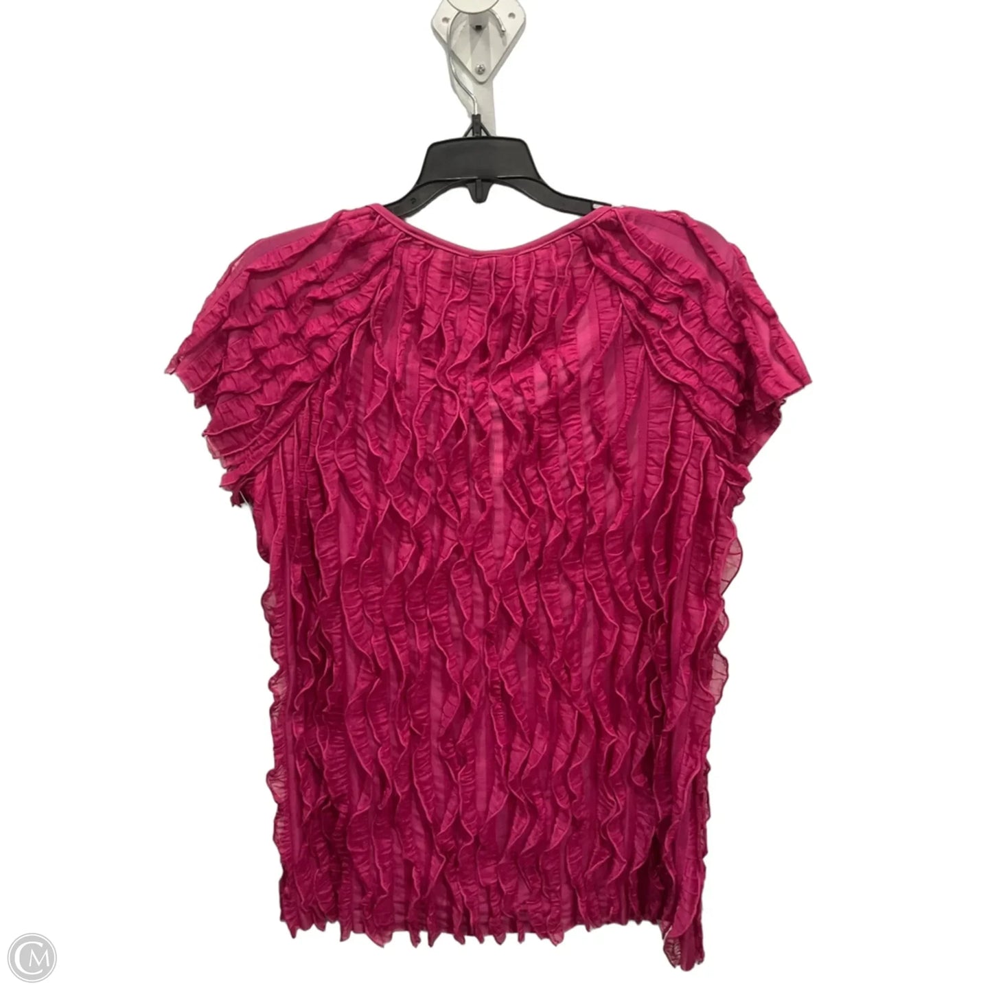 Top Short Sleeve By Nue Options In Pink, Size: L