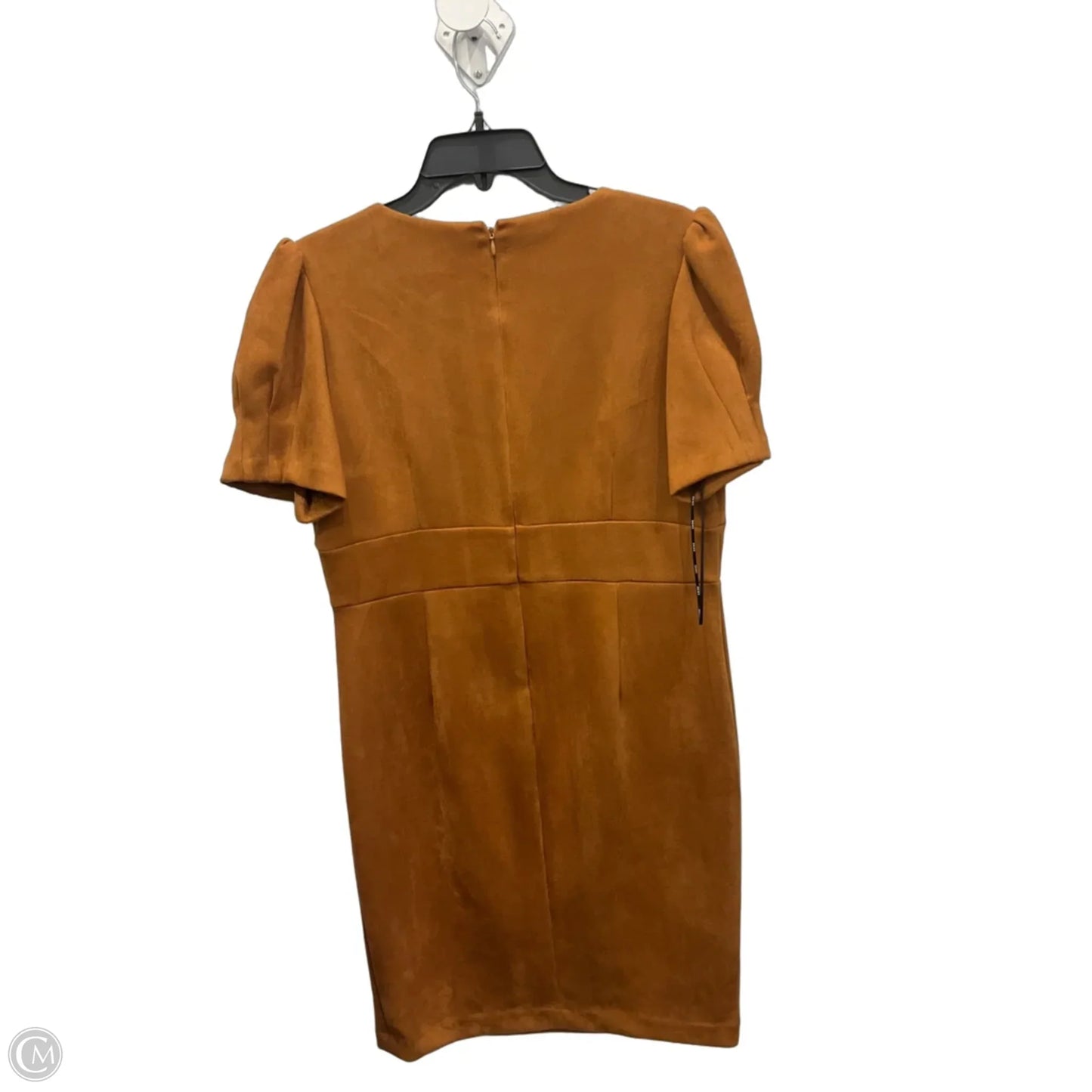 Dress Casual Midi By Dkny In Brown, Size: Xl