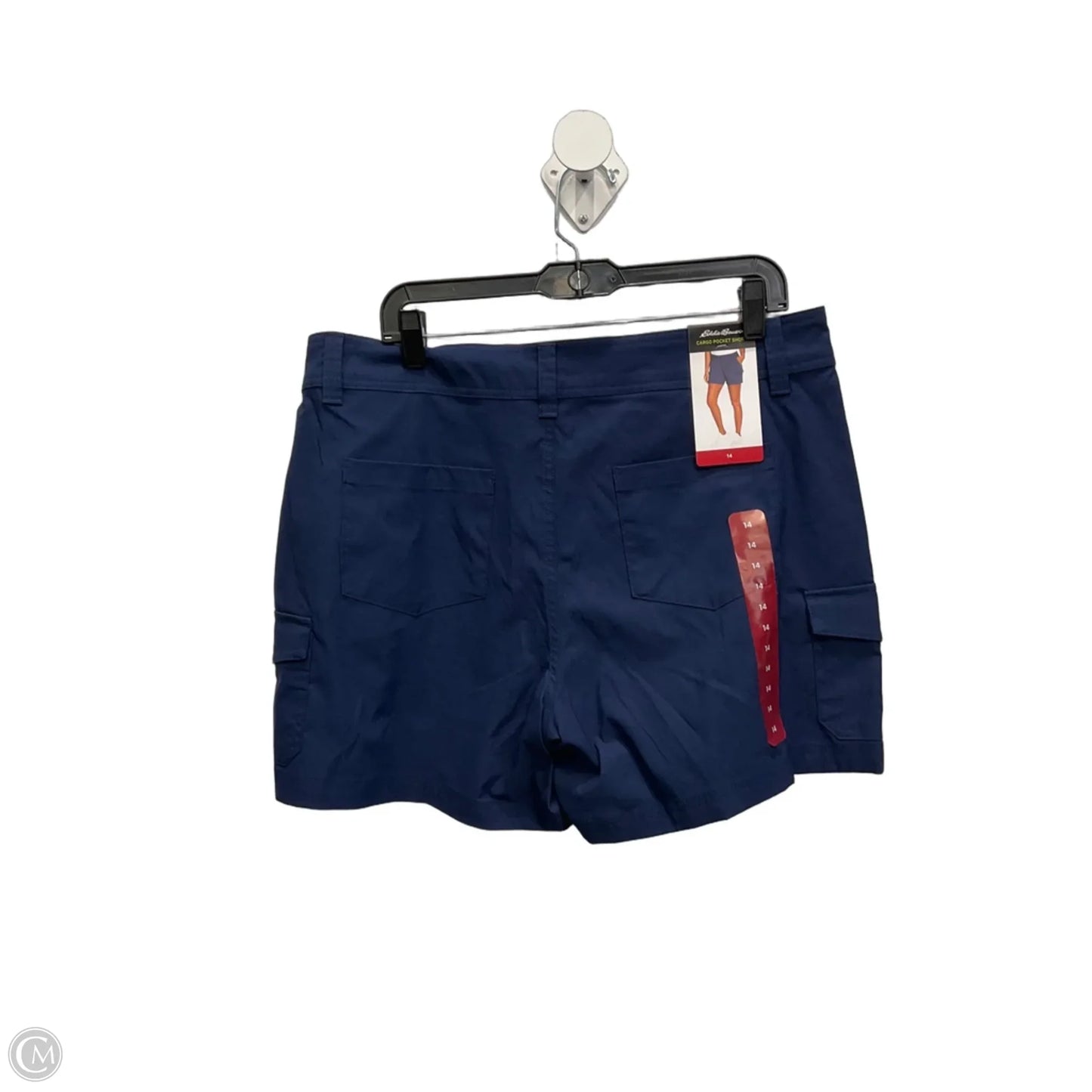Athletic Shorts By Eddie Bauer In Navy, Size: Xl