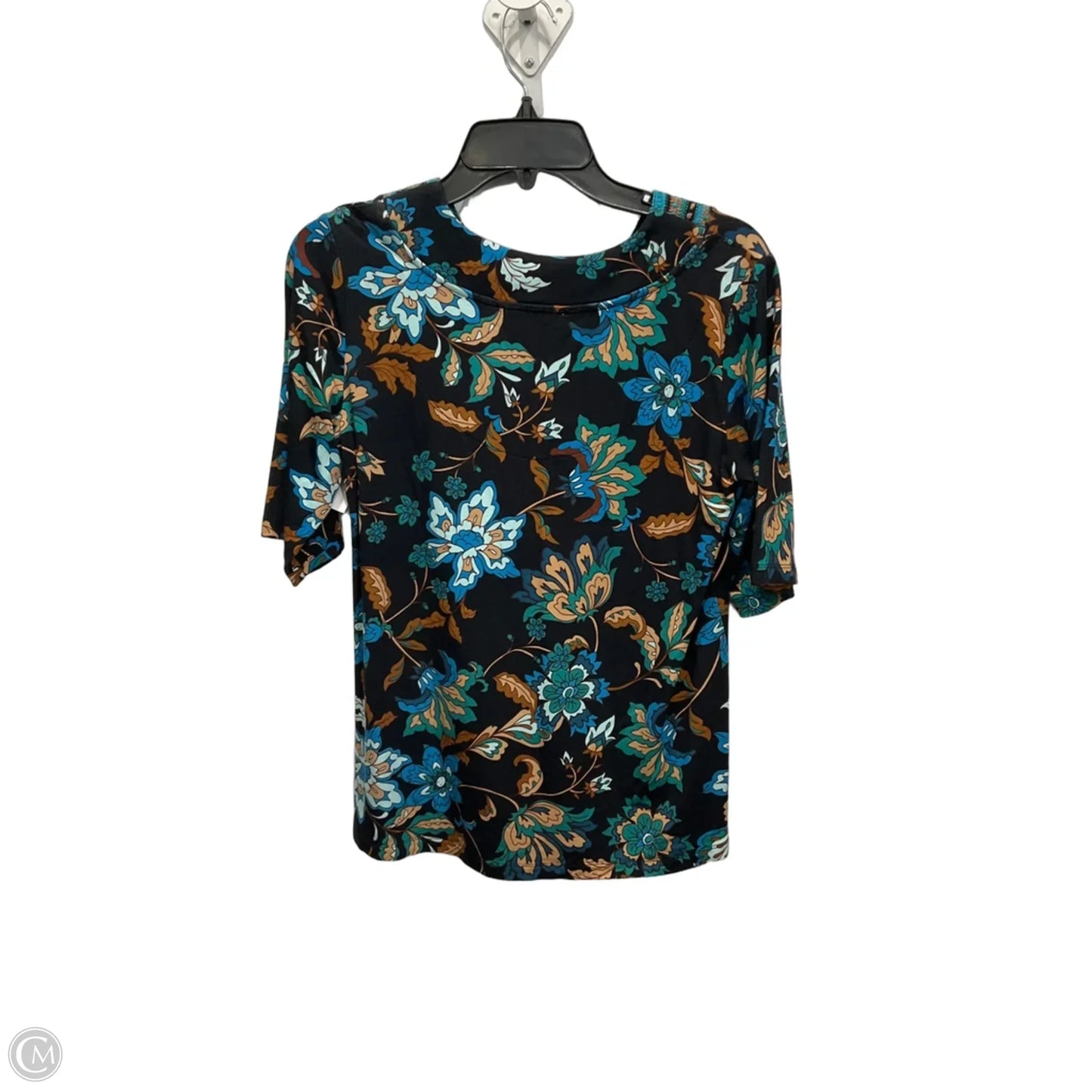 Top Short Sleeve By Clothes Mentor In Paisley Print, Size: S