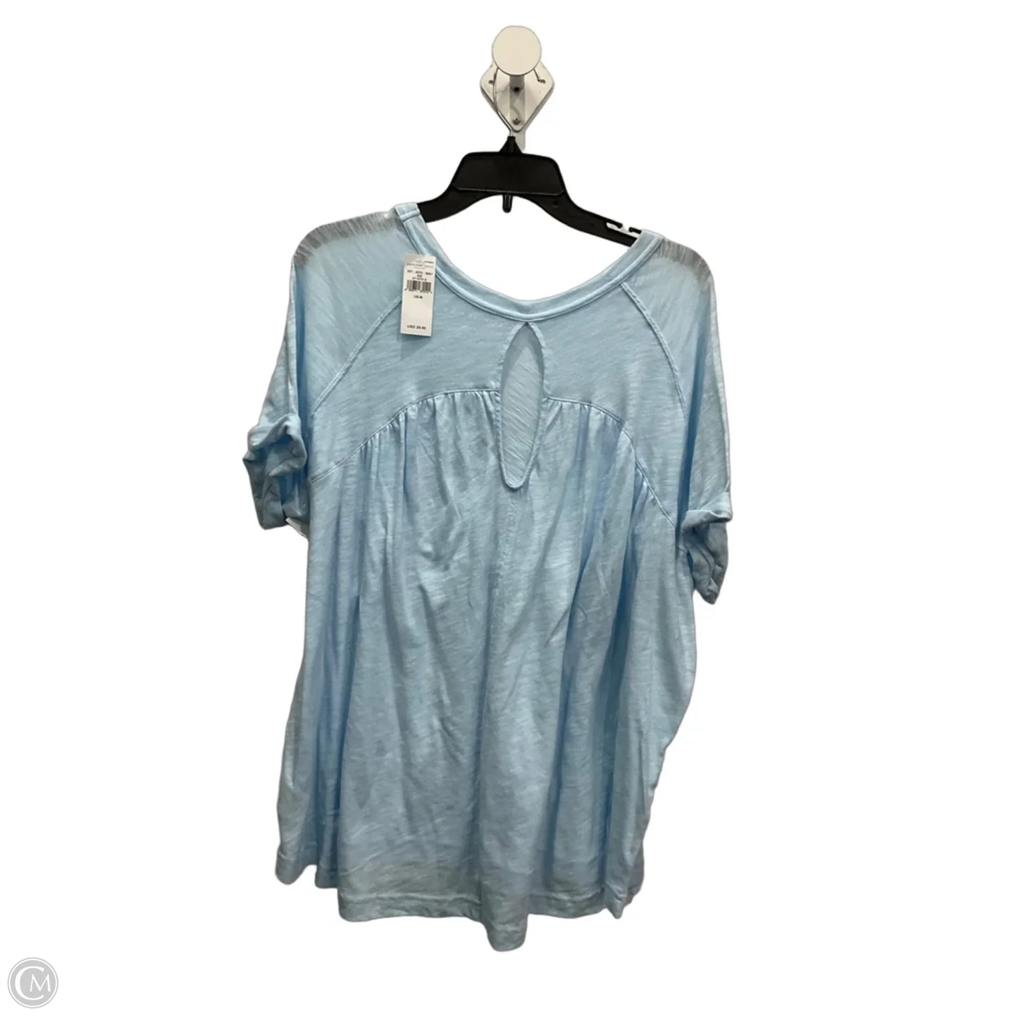 Top Short Sleeve By American Eagle In Blue, Size: M