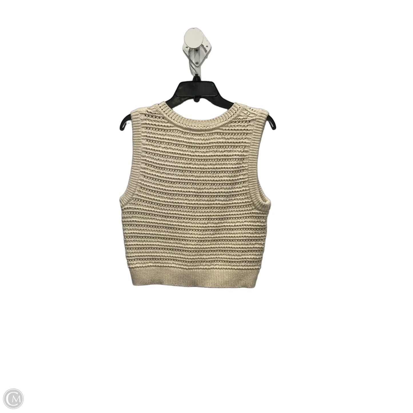 Top Sleeveless By Marine Layer In Cream, Size: S