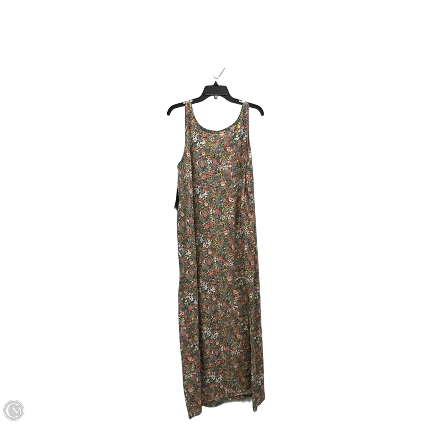 Dress Casual Maxi By Ellos In Floral Print, Size: 1x