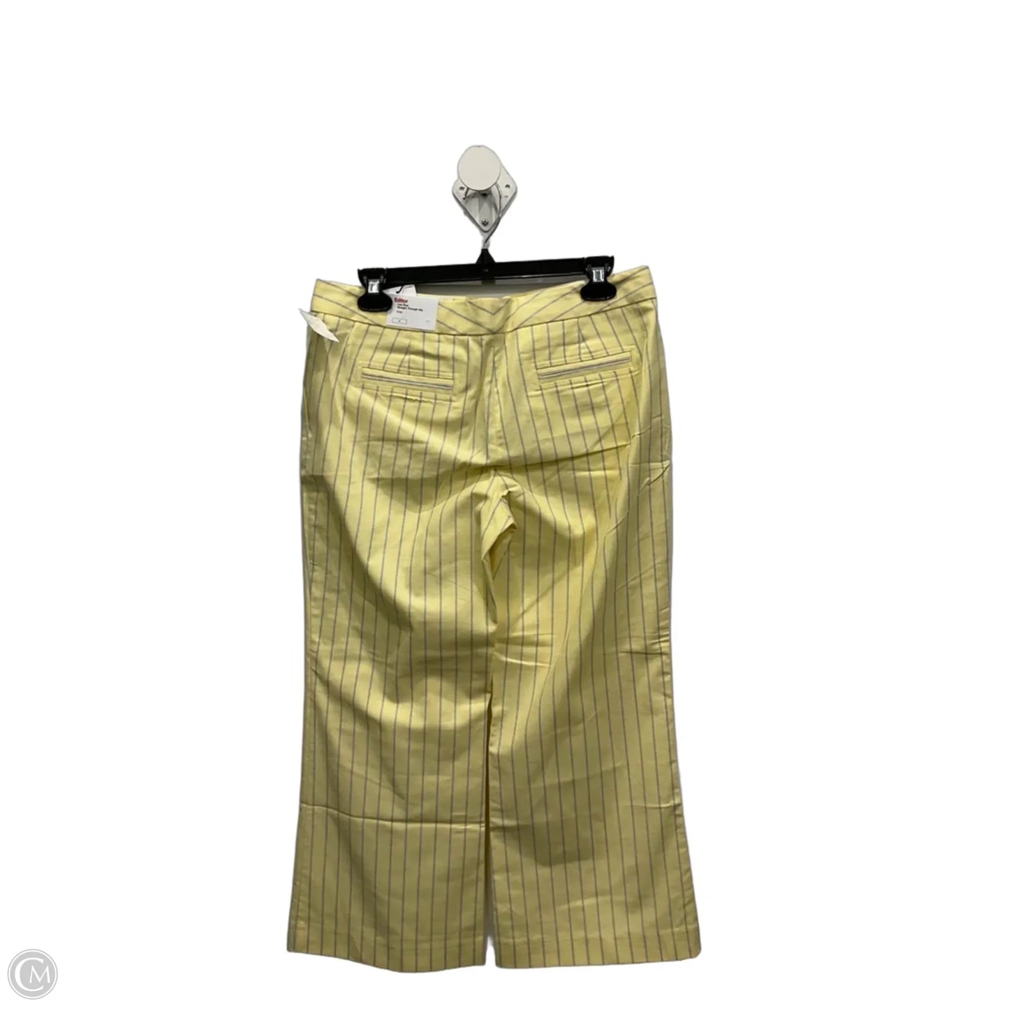 Pants Cropped By Express In Yellow, Size: 8