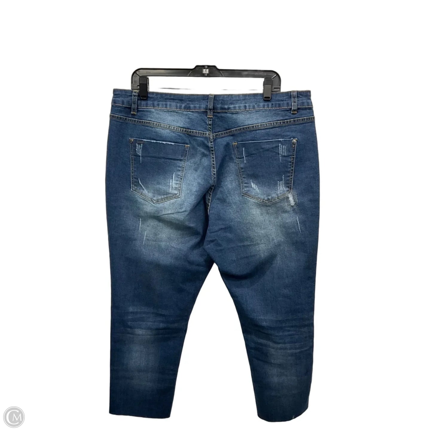 Jeans Skinny By Clothes Mentor In Blue Denim, Size: 16