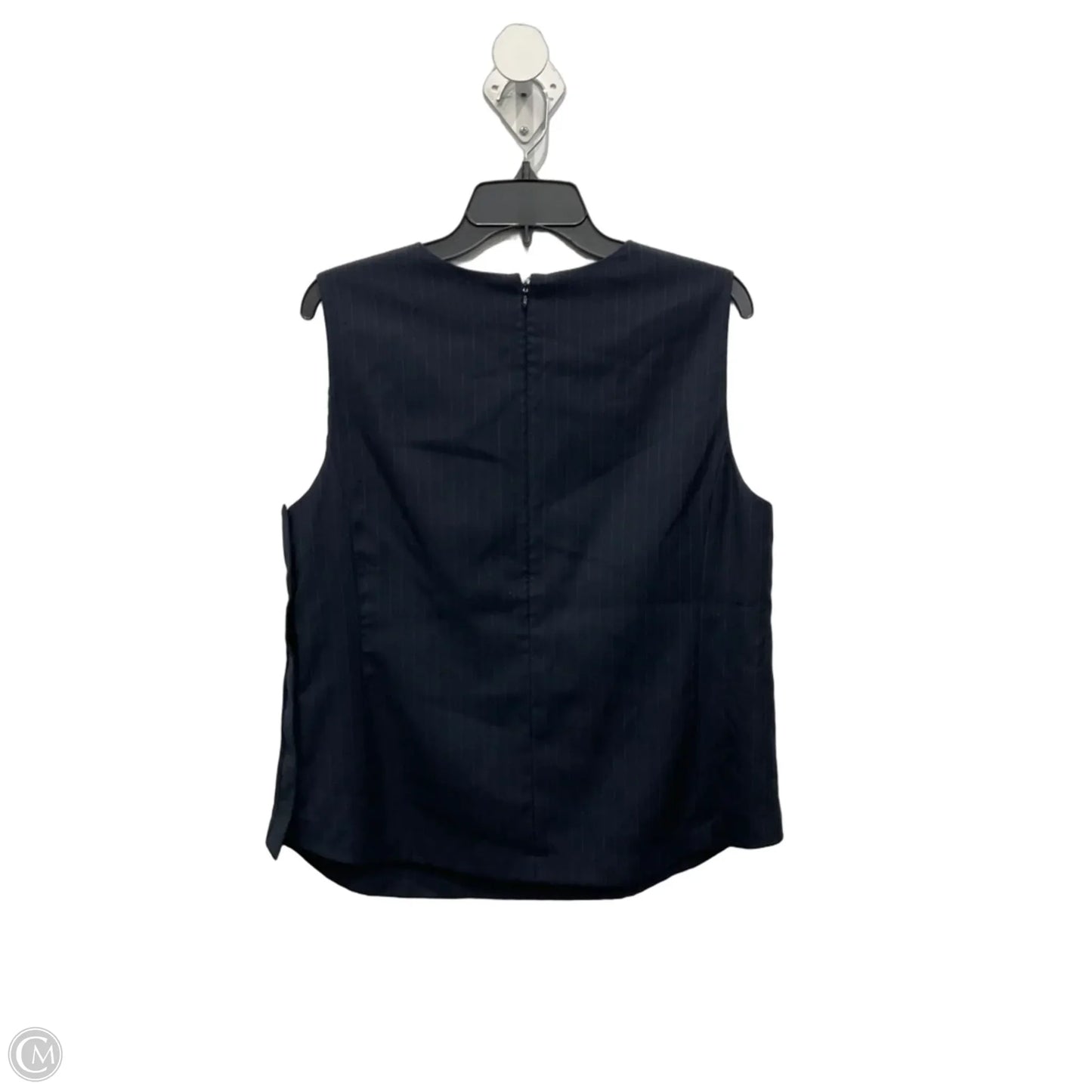 Top Sleeveless By Ann Taylor In Navy, Size: Xl