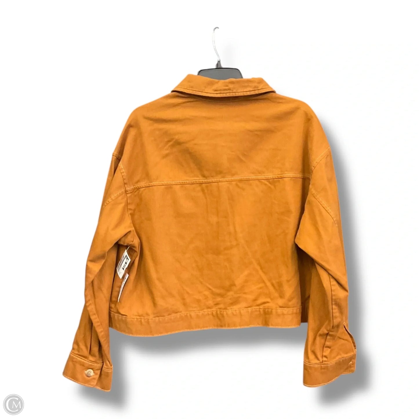 Jacket Denim By Old Navy In Orange Denim, Size: Xl