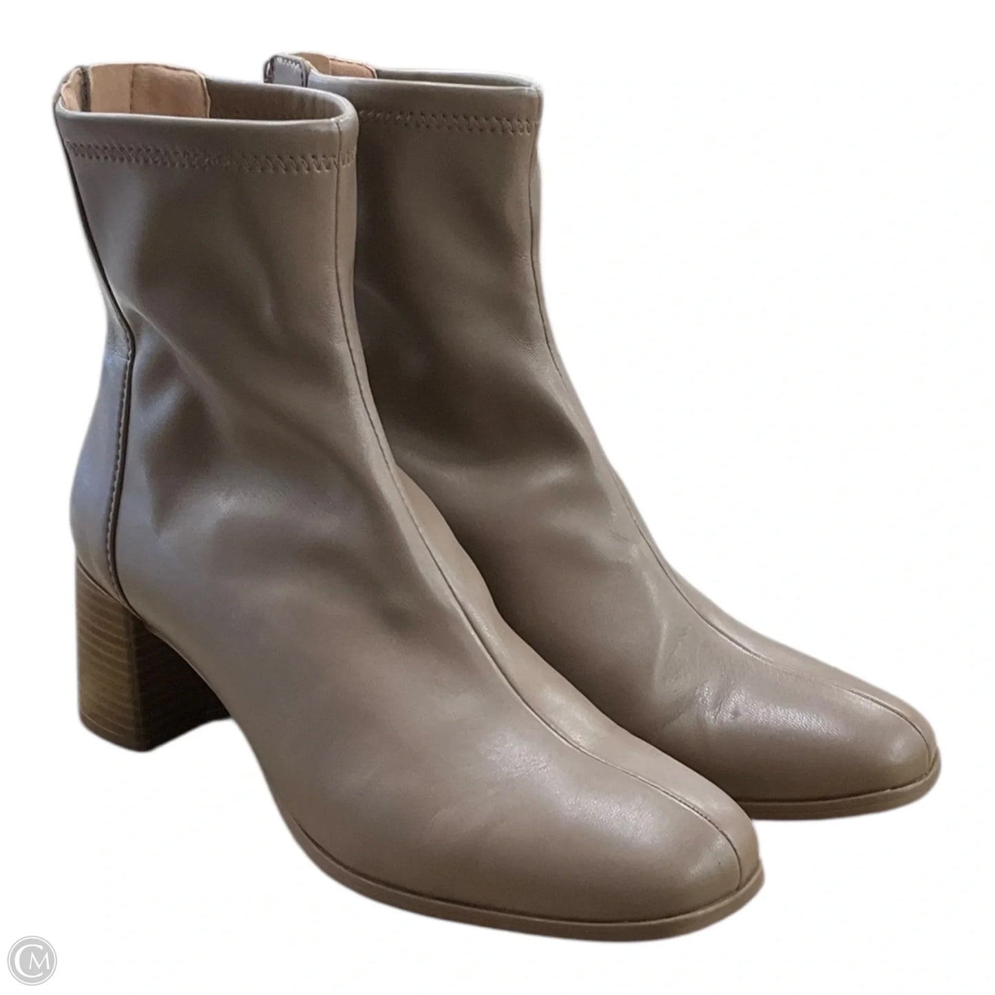 Boots Ankle Heels By Rockport In Beige, Size: 7