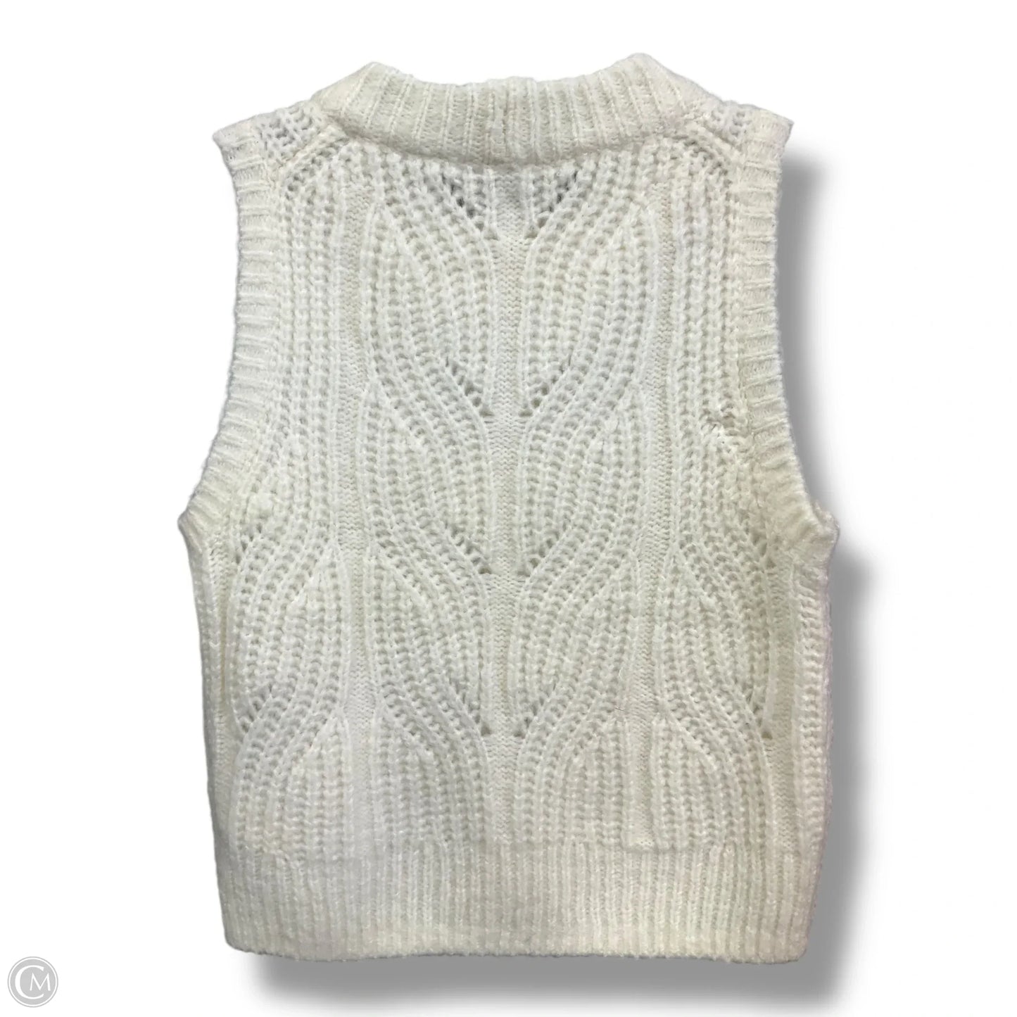 Vest Sweater By Madewell In Cream, Size: Xxs