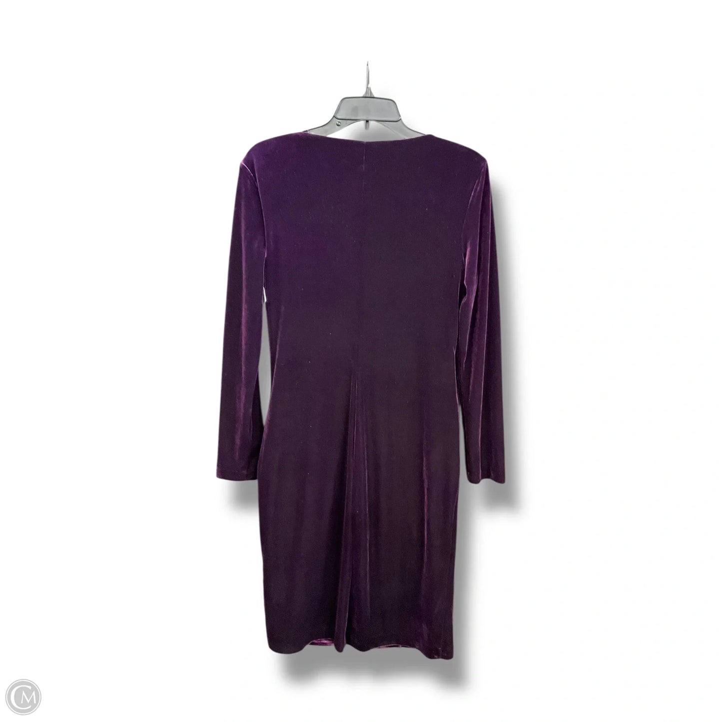 Dress Party Long By Lauren By Ralph Lauren In Purple, Size: M