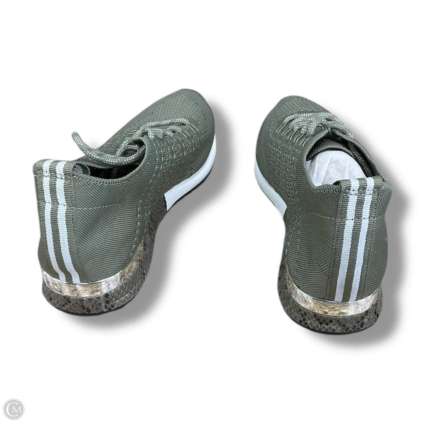 Shoes Flats By Clothes Mentor In Green, Size: 8