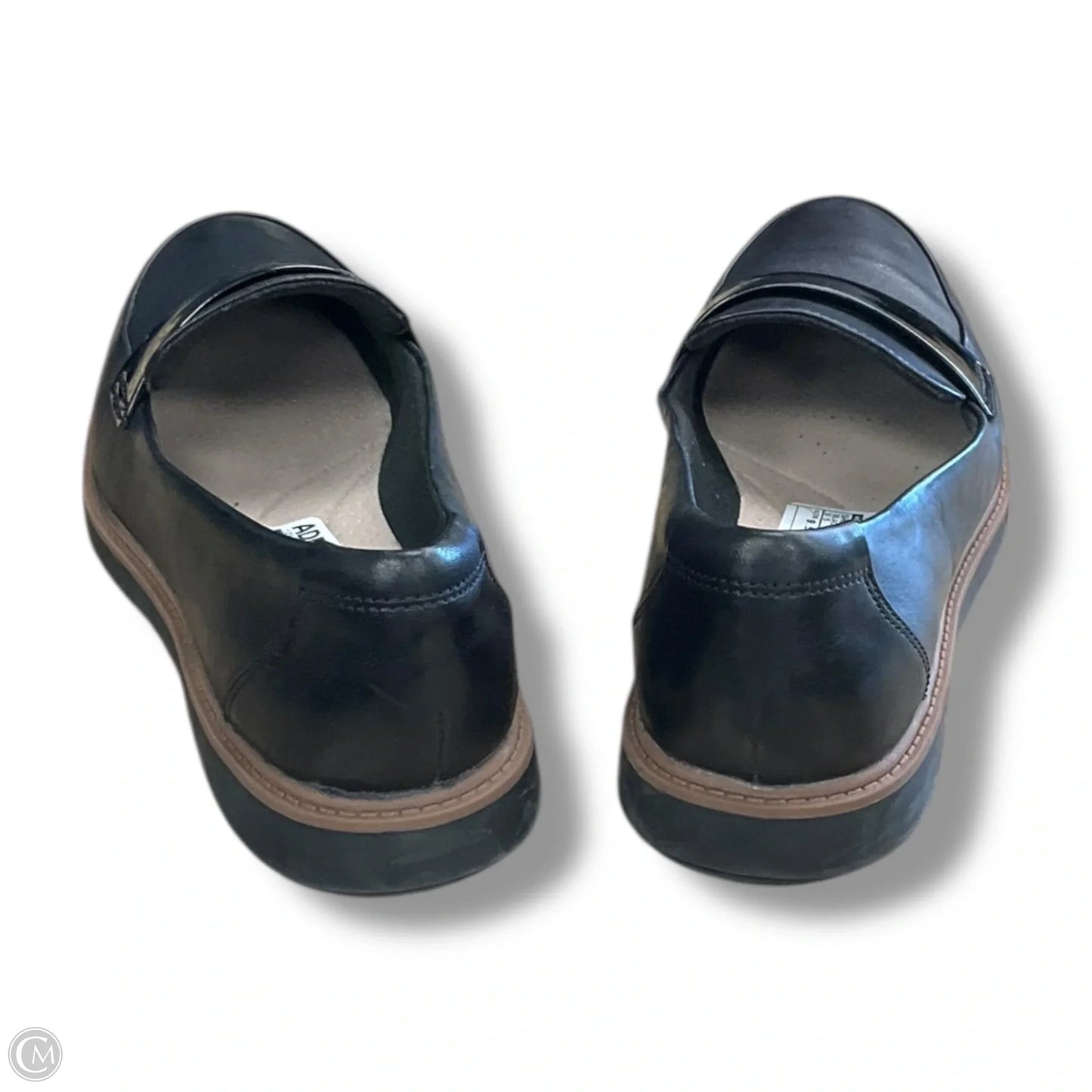 Shoes Flats By Clarks In Black, Size: 9.5