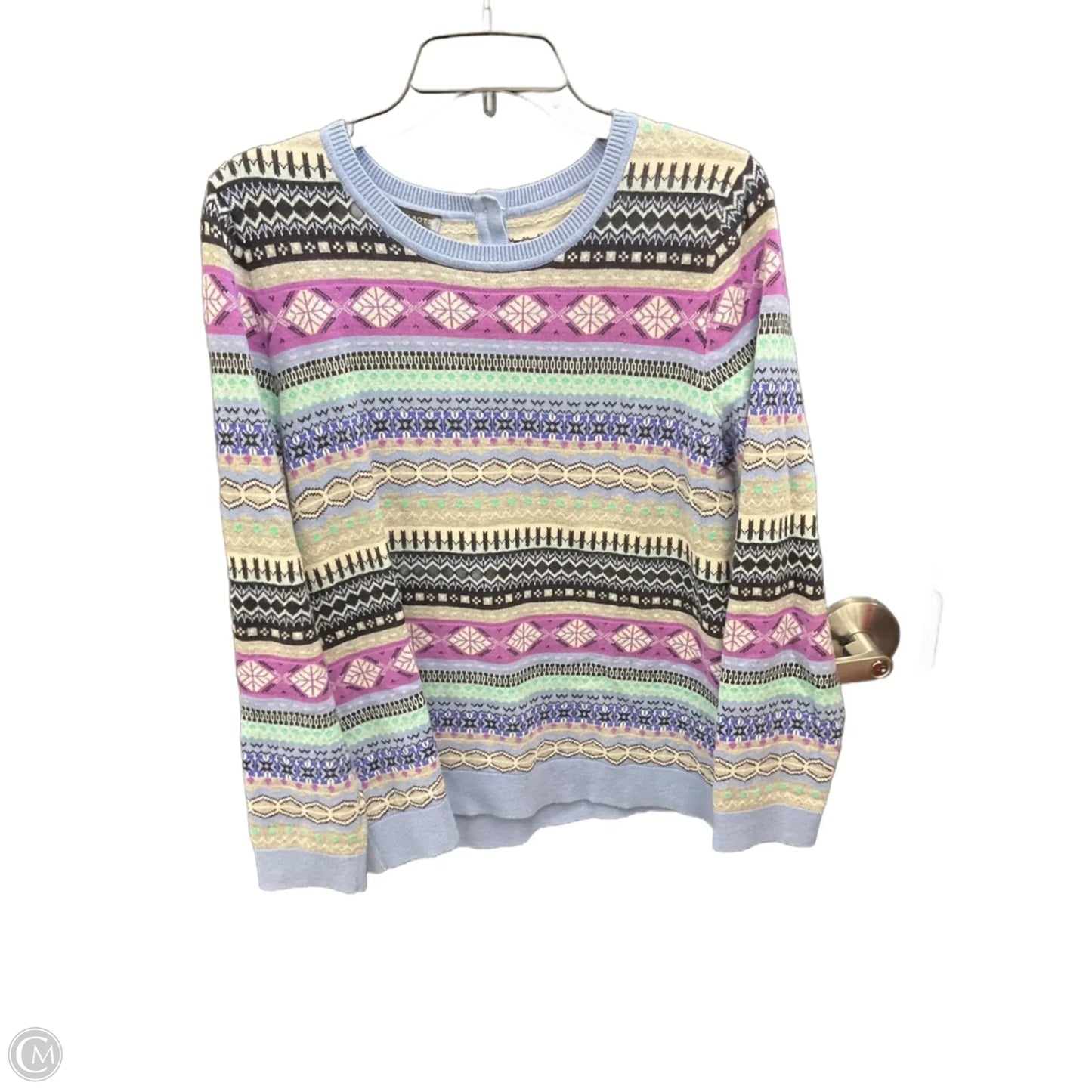 Sweater By Talbots In Multi-colored, Size: L