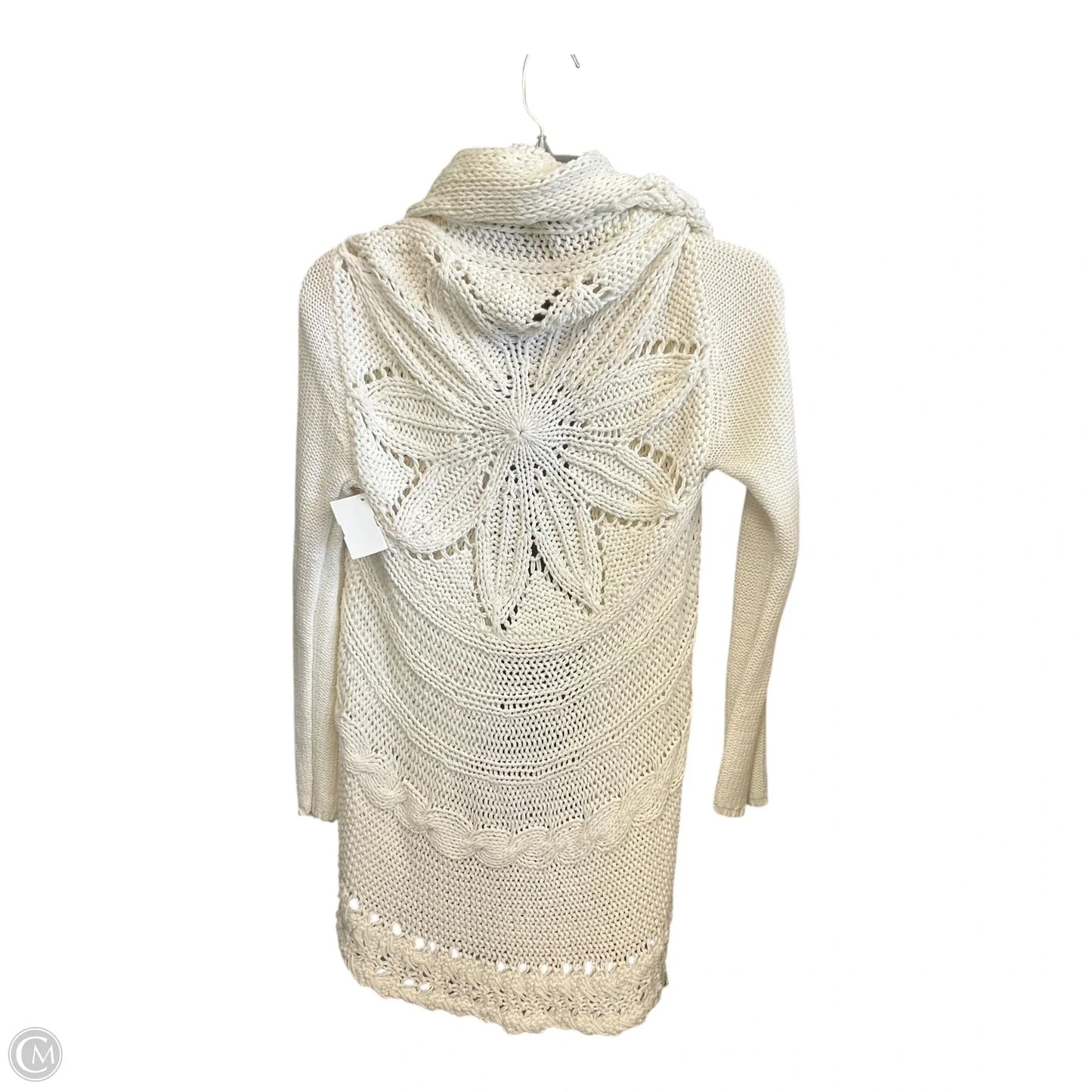 Cardigan By Inc In Cream, Size: L