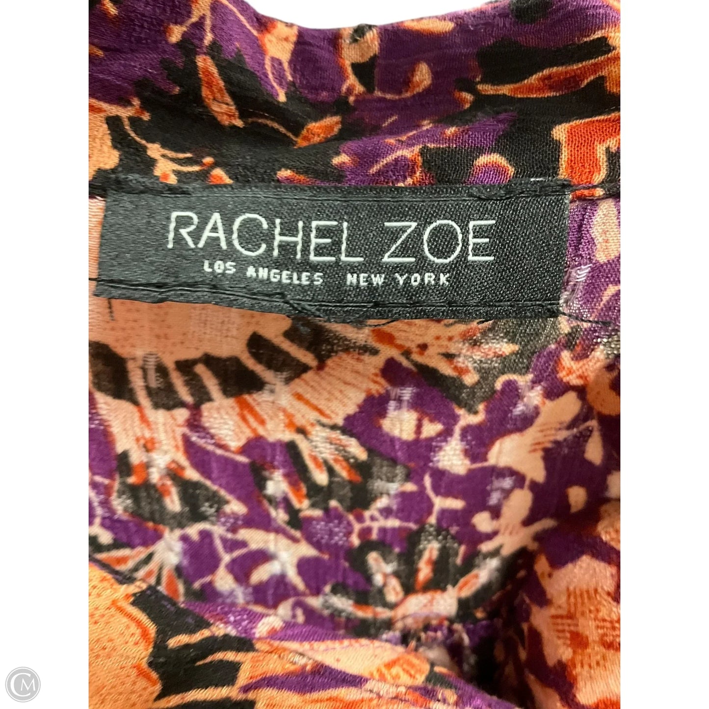 Blouse Long Sleeve By Rachel Zoe In Floral Print, Size: M