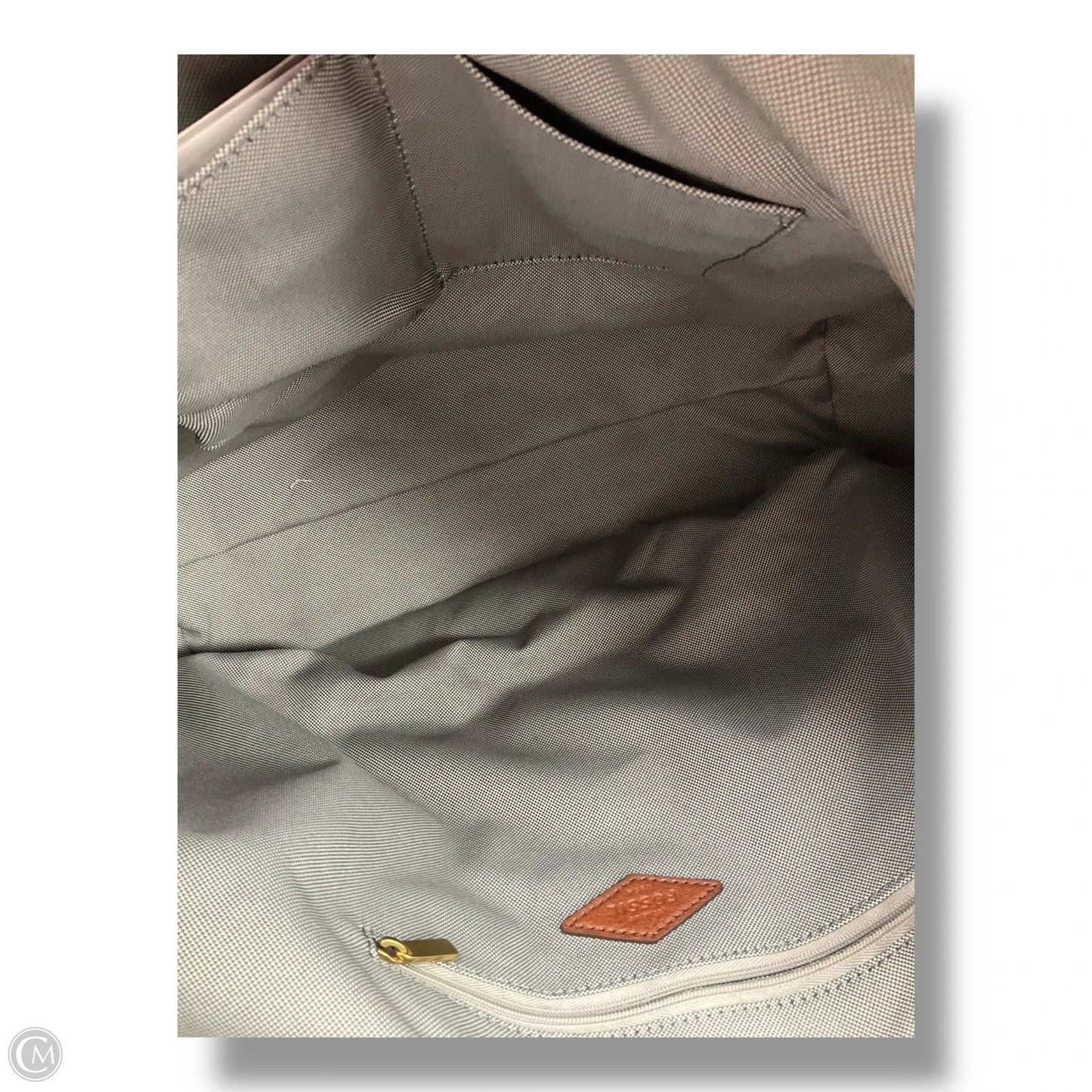 Tote Leather By Fossil, Size: Large