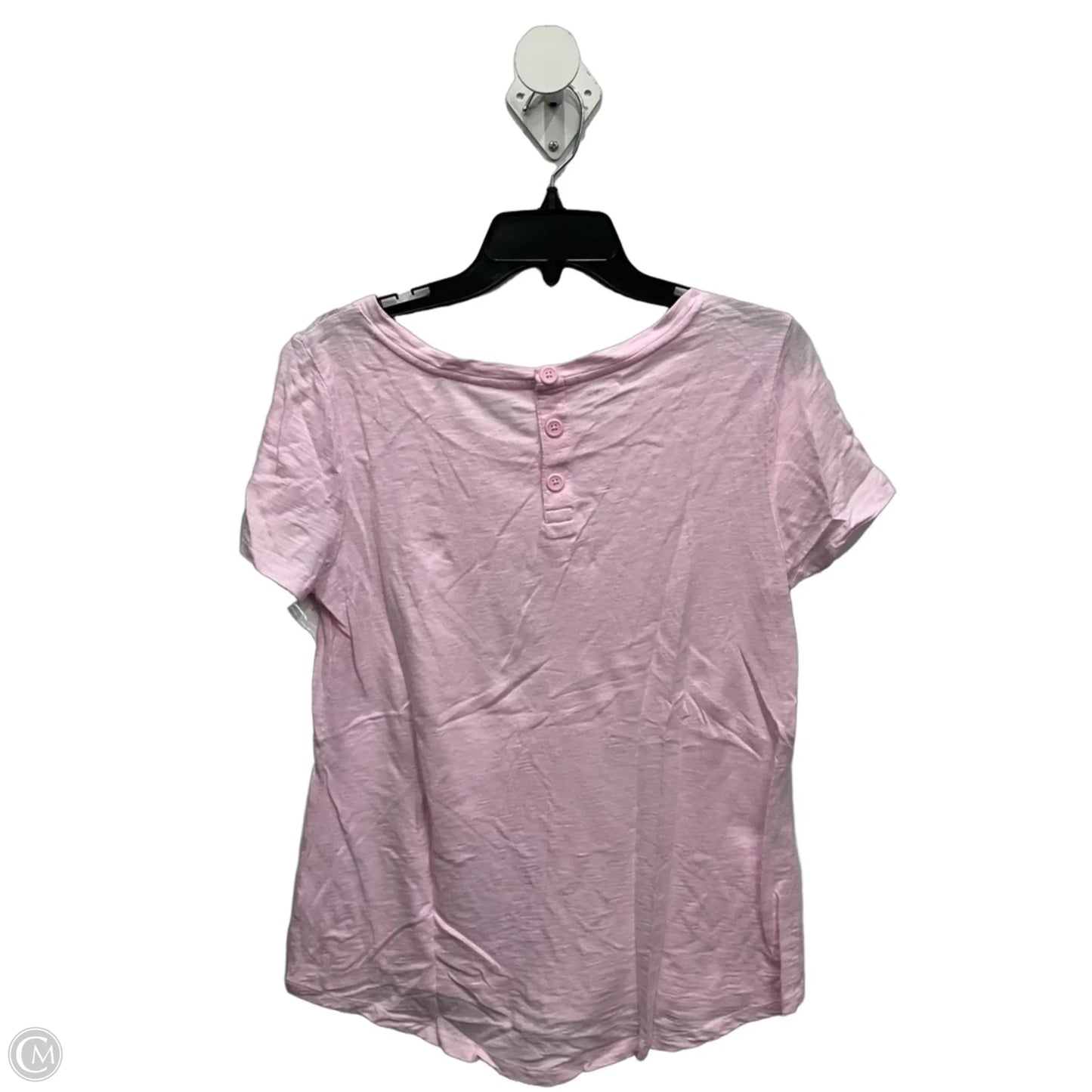 Top Short Sleeve By Talbots In Pink, Size: S