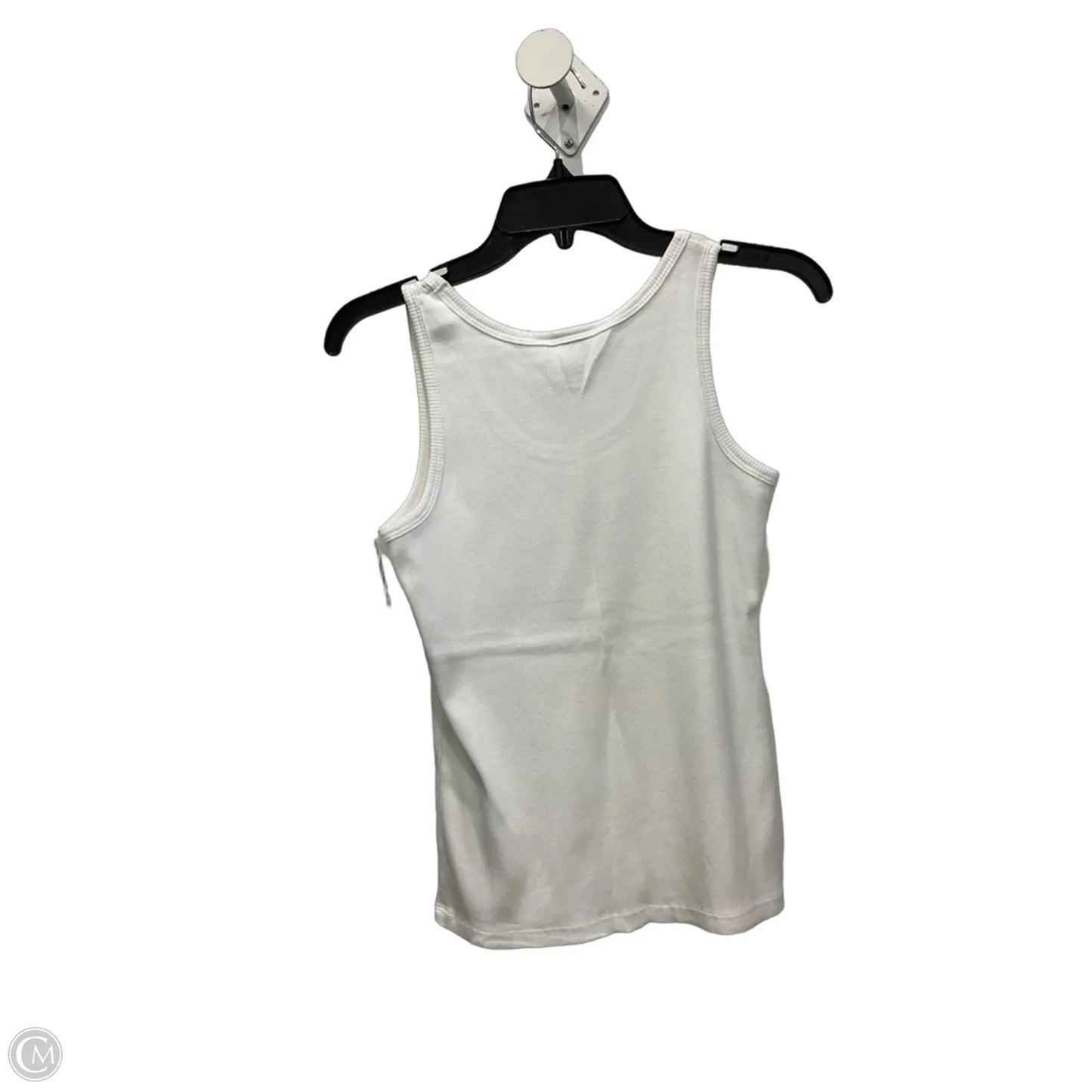 Top Sleeveless Basic By Talbots In White, Size: S