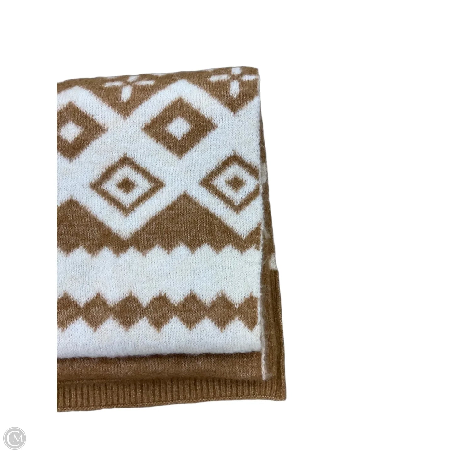 Scarf Winter By Cole-haan In Brown & Cream