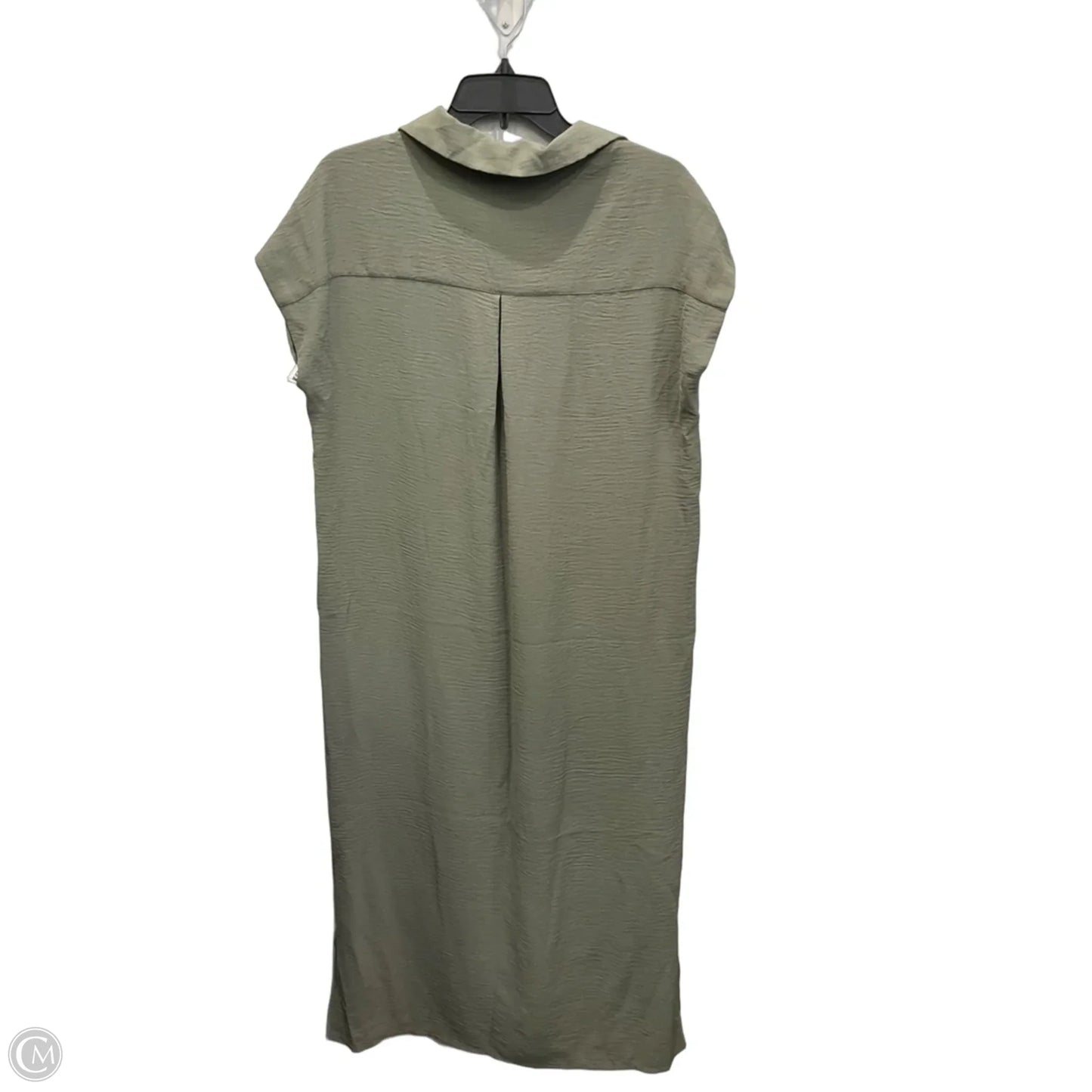 Dress Casual Maxi By Dkny In Green, Size: M