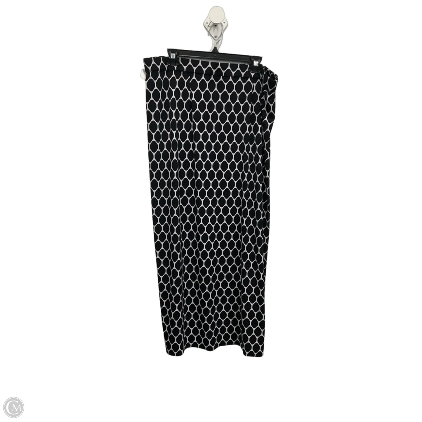 Skirt Maxi By Lane Bryant In Black & White, Size: 18