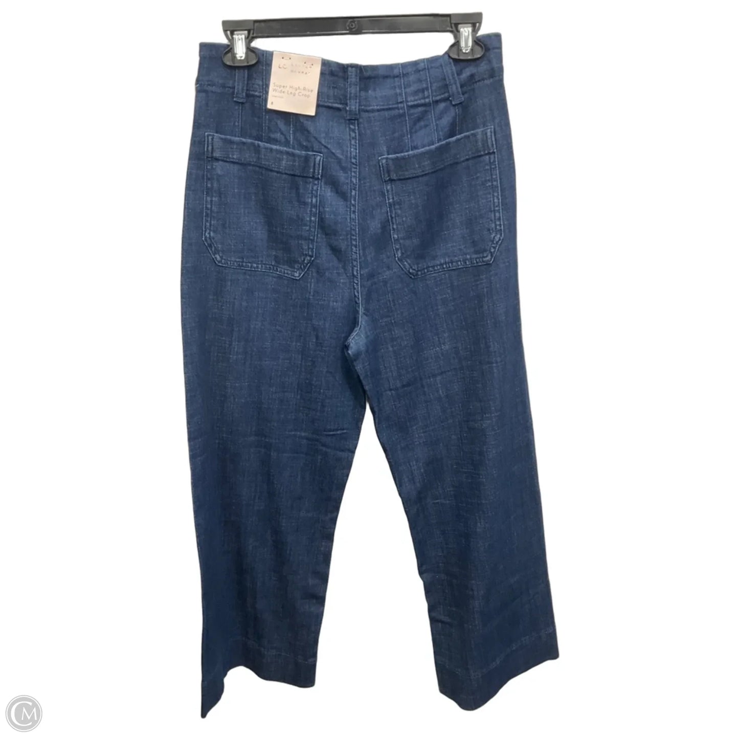 Jeans Wide Leg By Lc Lauren Conrad In Blue Denim, Size: 8