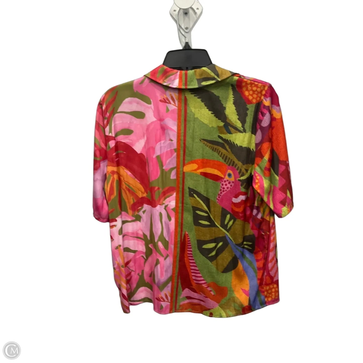 Blouse Short Sleeve By Rachel Zoe In Floral Print, Size: M