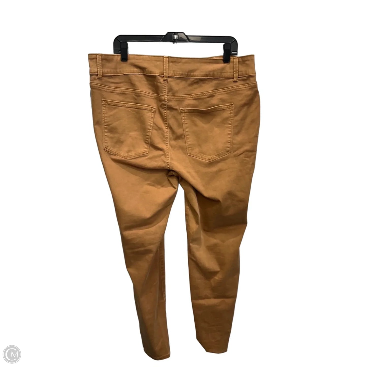 Jeans Skinny By Maurices In Brown Denim, Size: 18