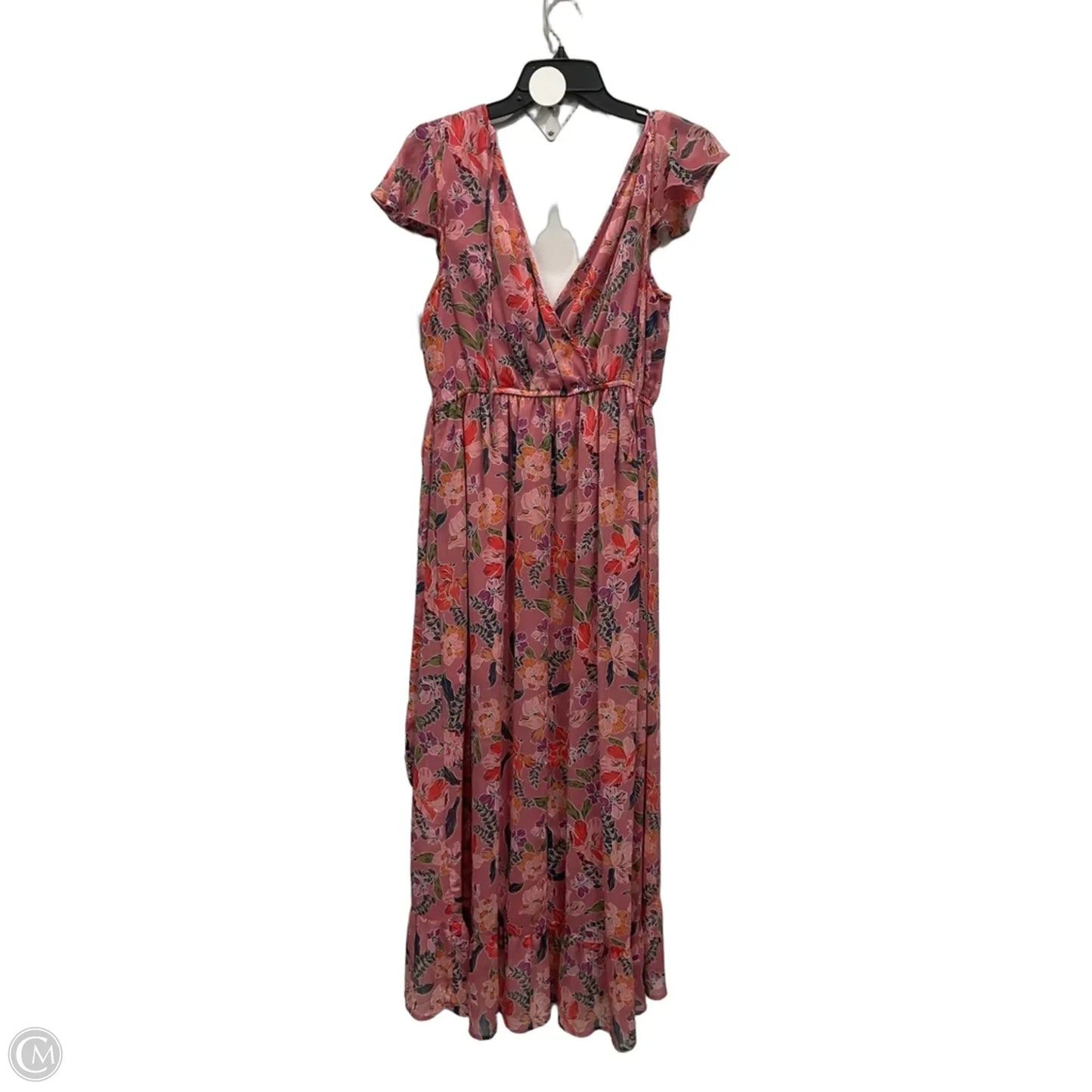 Dress Casual Maxi By Band Of Gypsies In Pink, Size: L