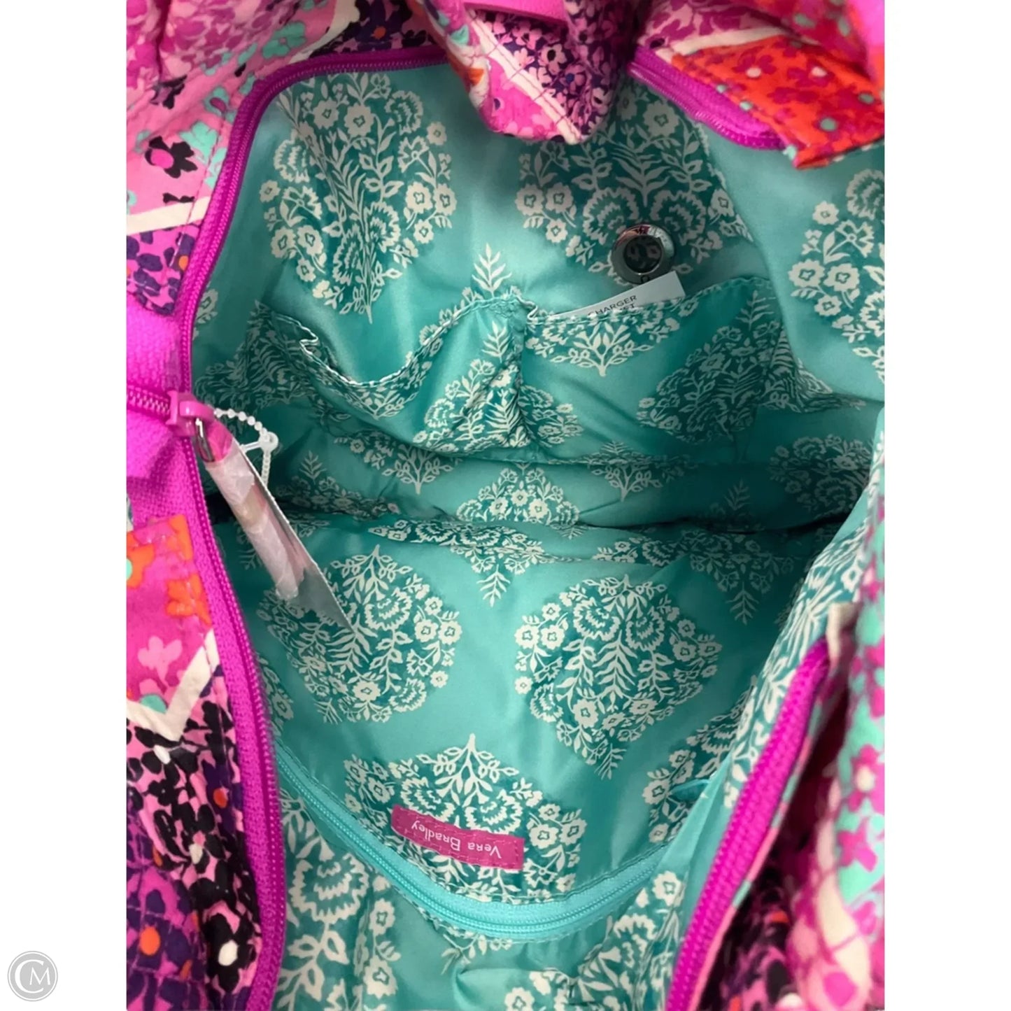 Handbag By Vera Bradley, Size: Large