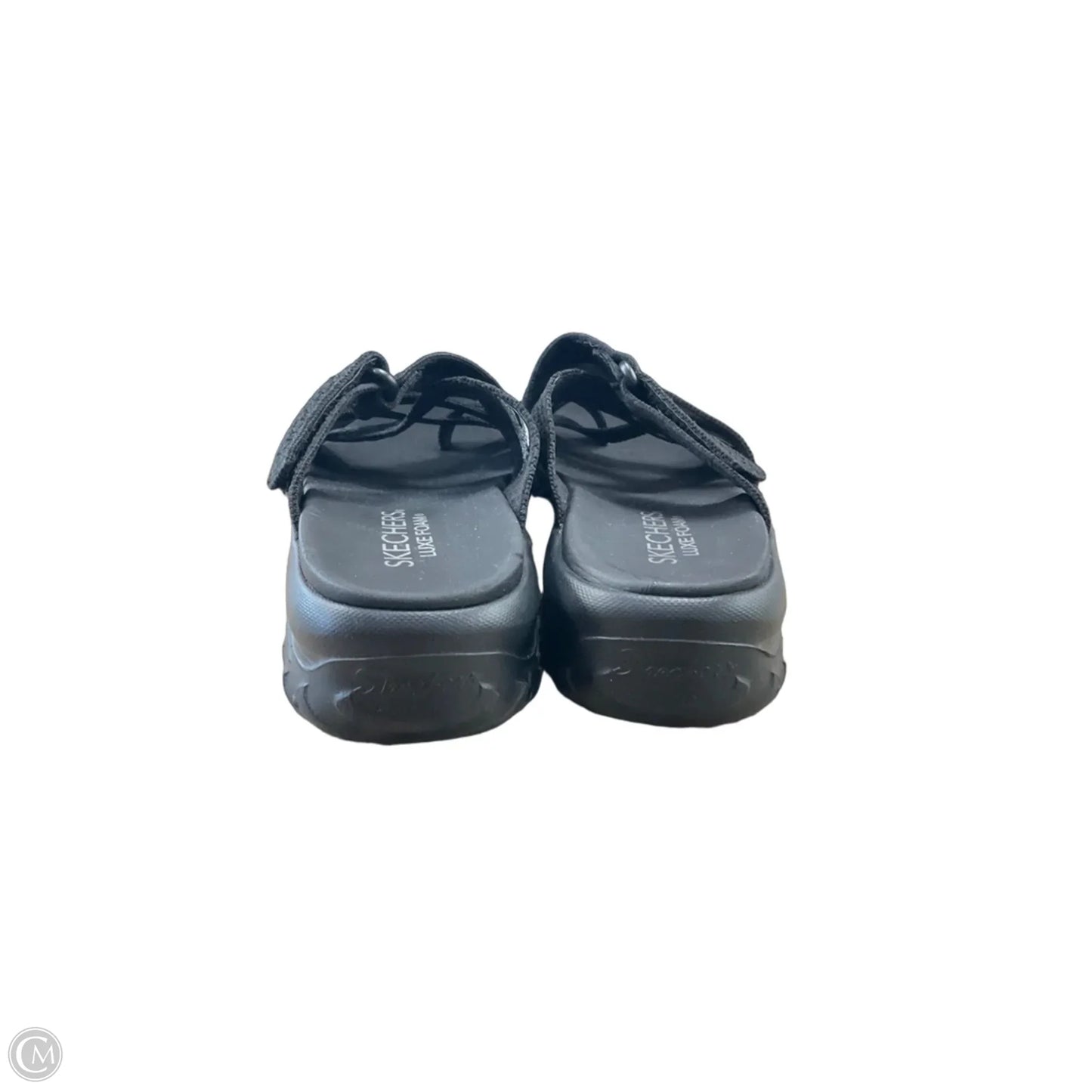 Sandals Flats By Skechers In Black, Size: 8