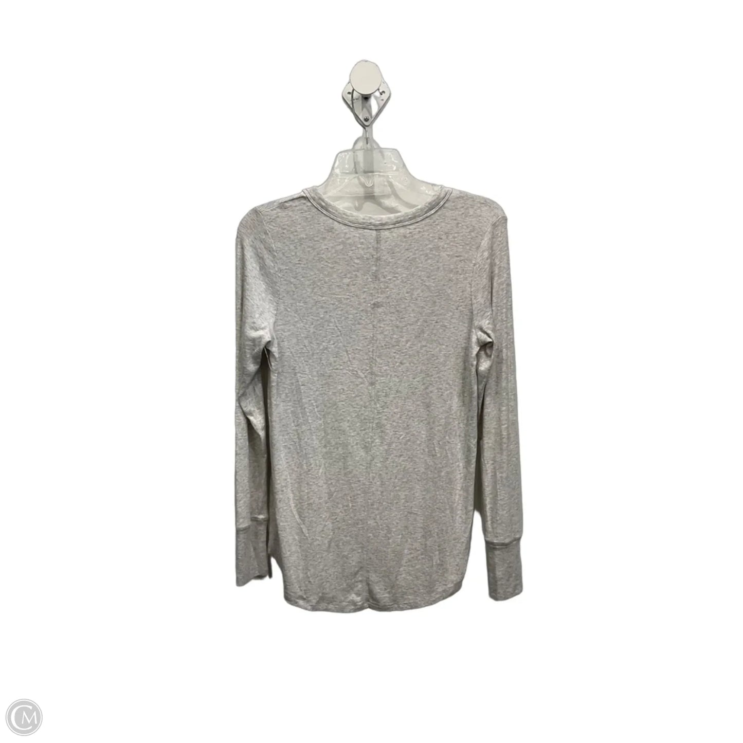 Top Long Sleeve By Aerie In Grey, Size: M