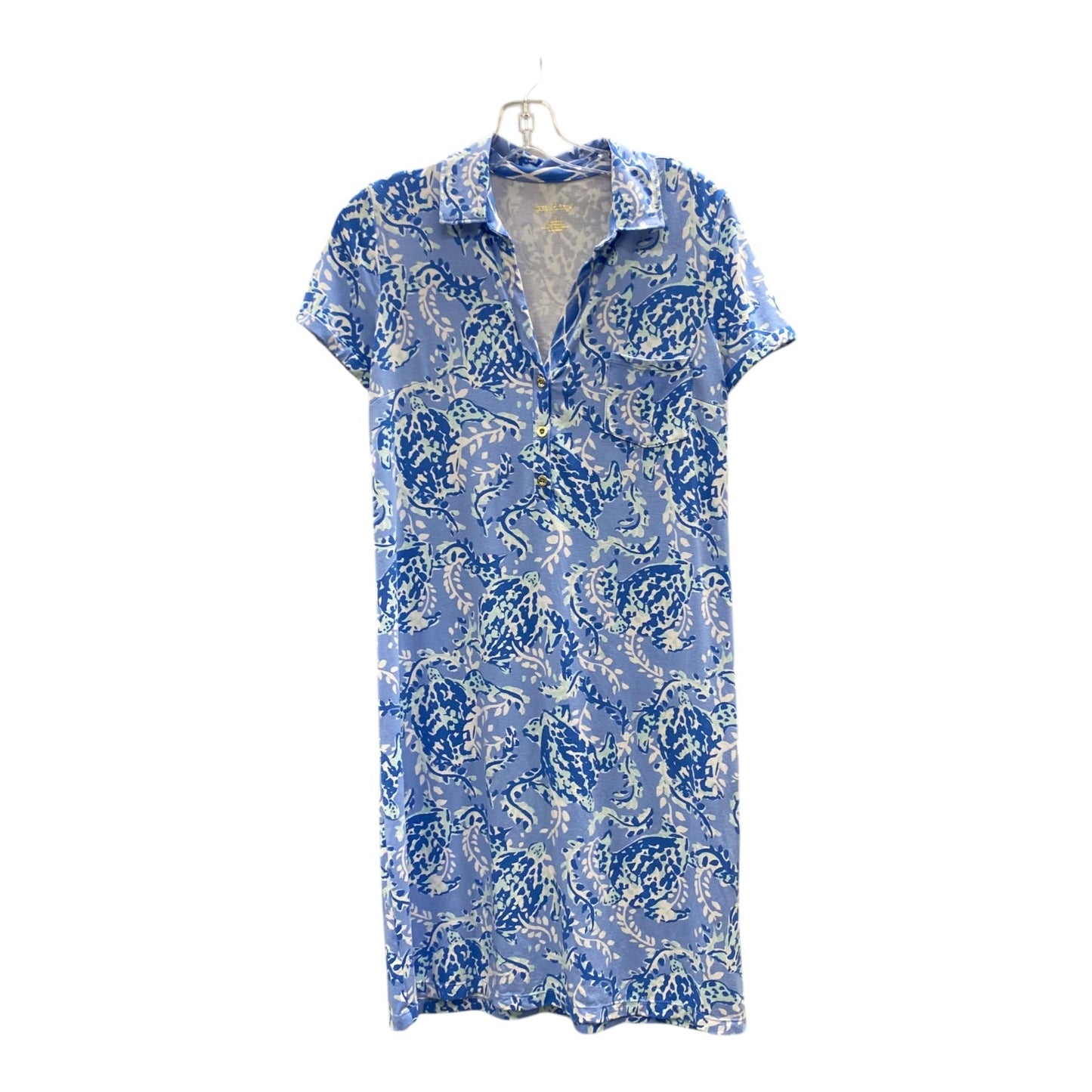 Dress Designer By Lilly Pulitzer In Blue, Size:S