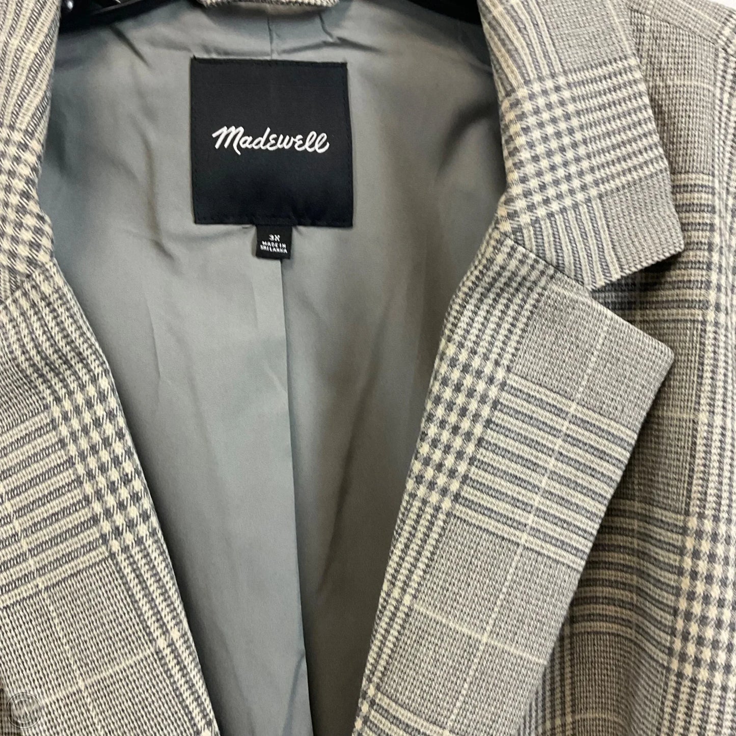 Blazer By Madewell In Grey, Size: 3x