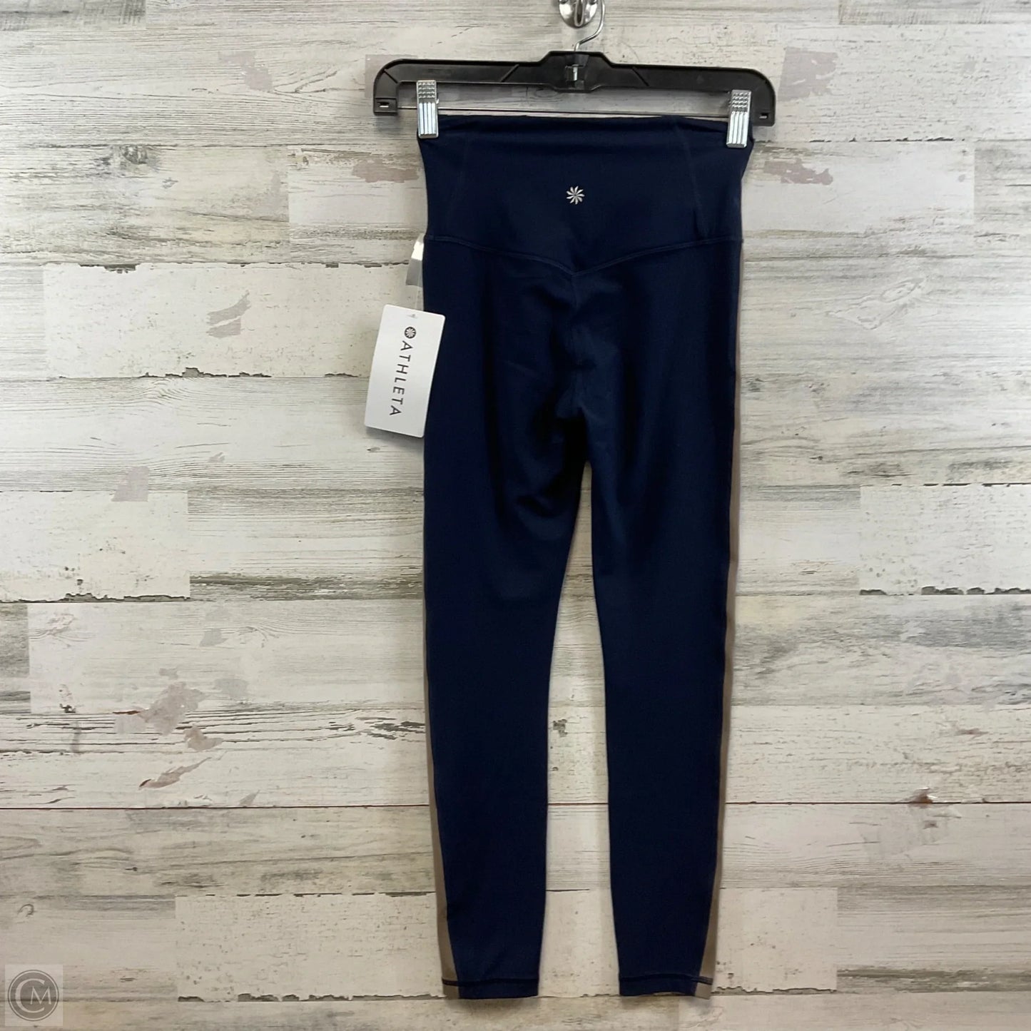 Athletic Leggings By Athleta In Blue & Brown, Size: Xxs