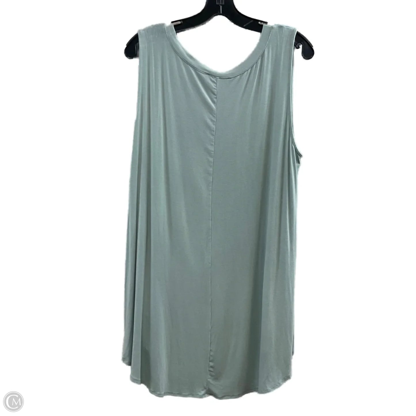 Top Sleeveless Basic By Zenana Outfitters In Green, Size: 2x