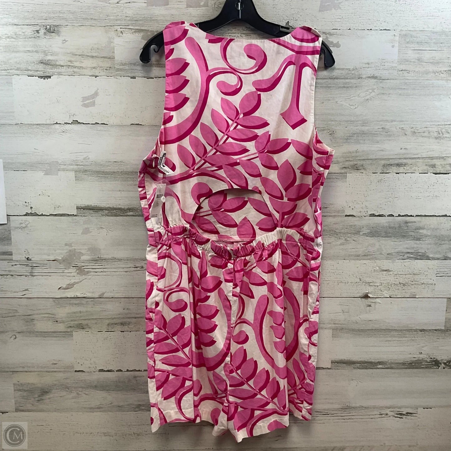 Romper By Porridge In Pink & White, Size: L