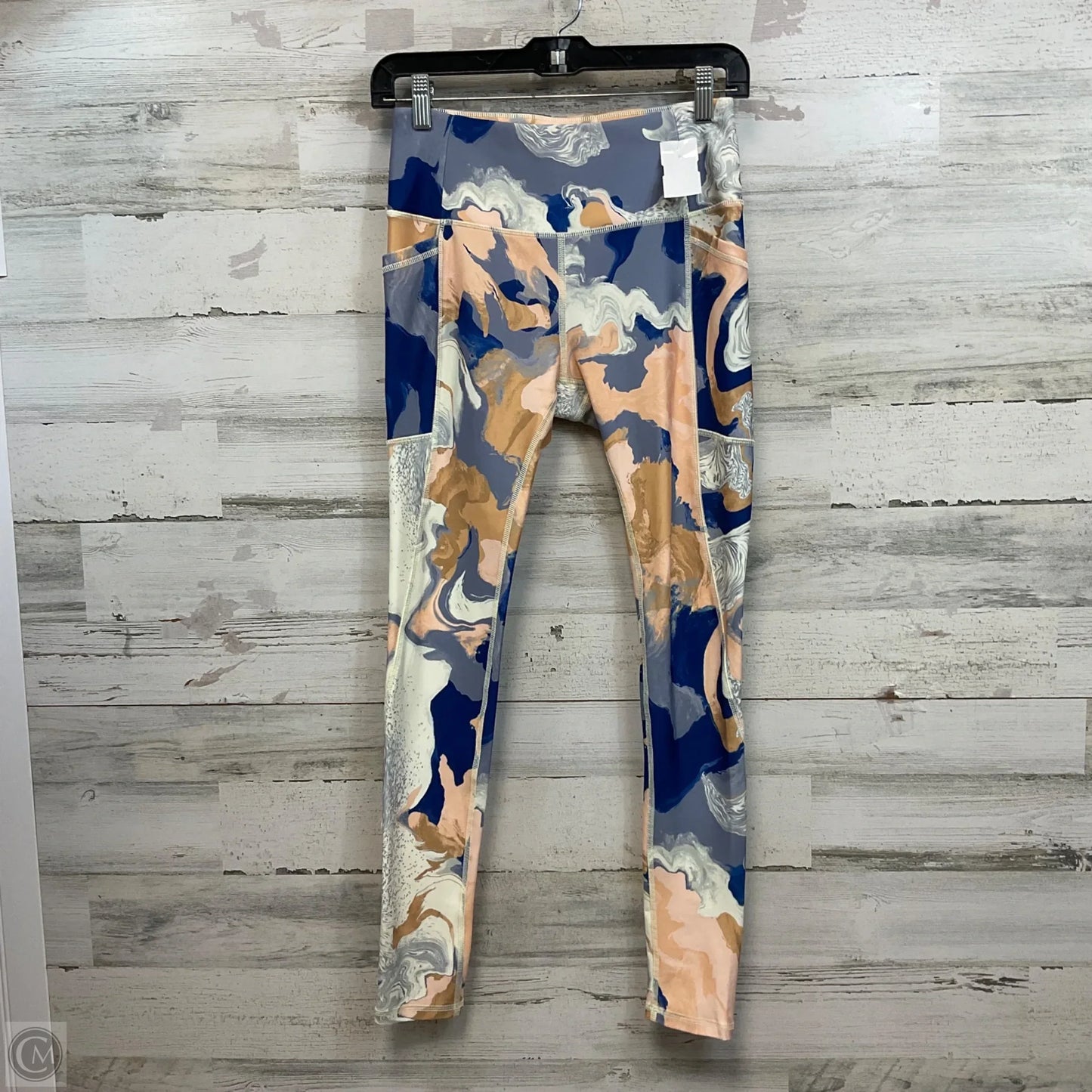 Athletic Pants 2pc By Dsg Outerwear In Blue & Brown, Size: S