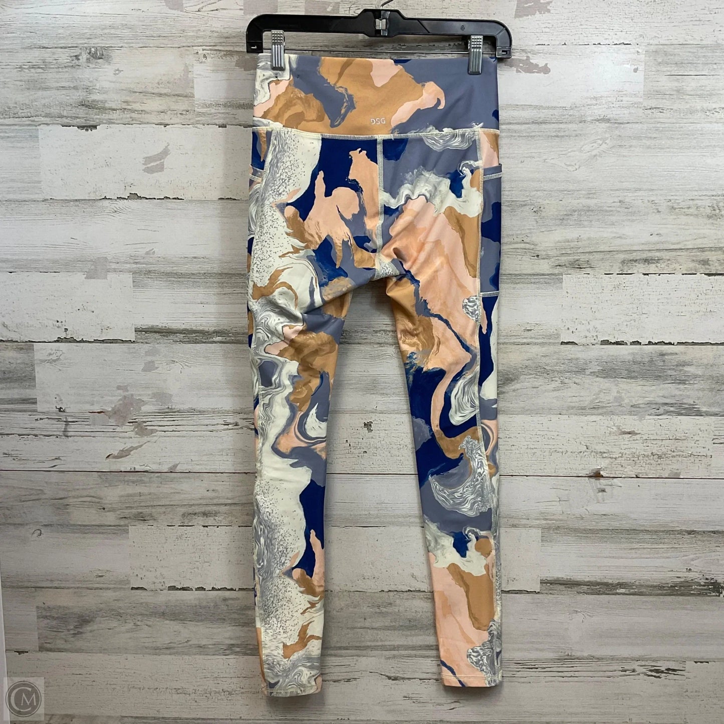 Athletic Pants 2pc By Dsg Outerwear In Blue & Brown, Size: S