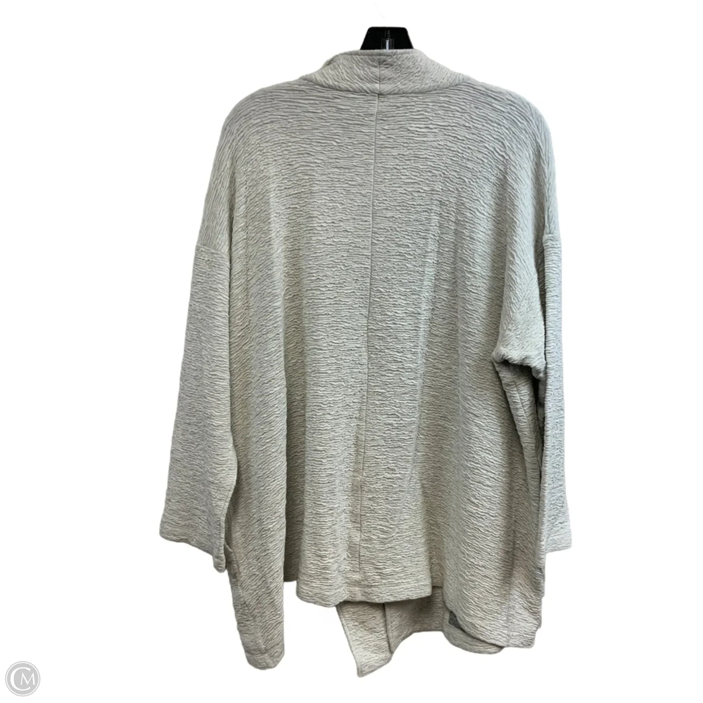 Cardigan By Eileen Fisher In Grey, Size: 2x
