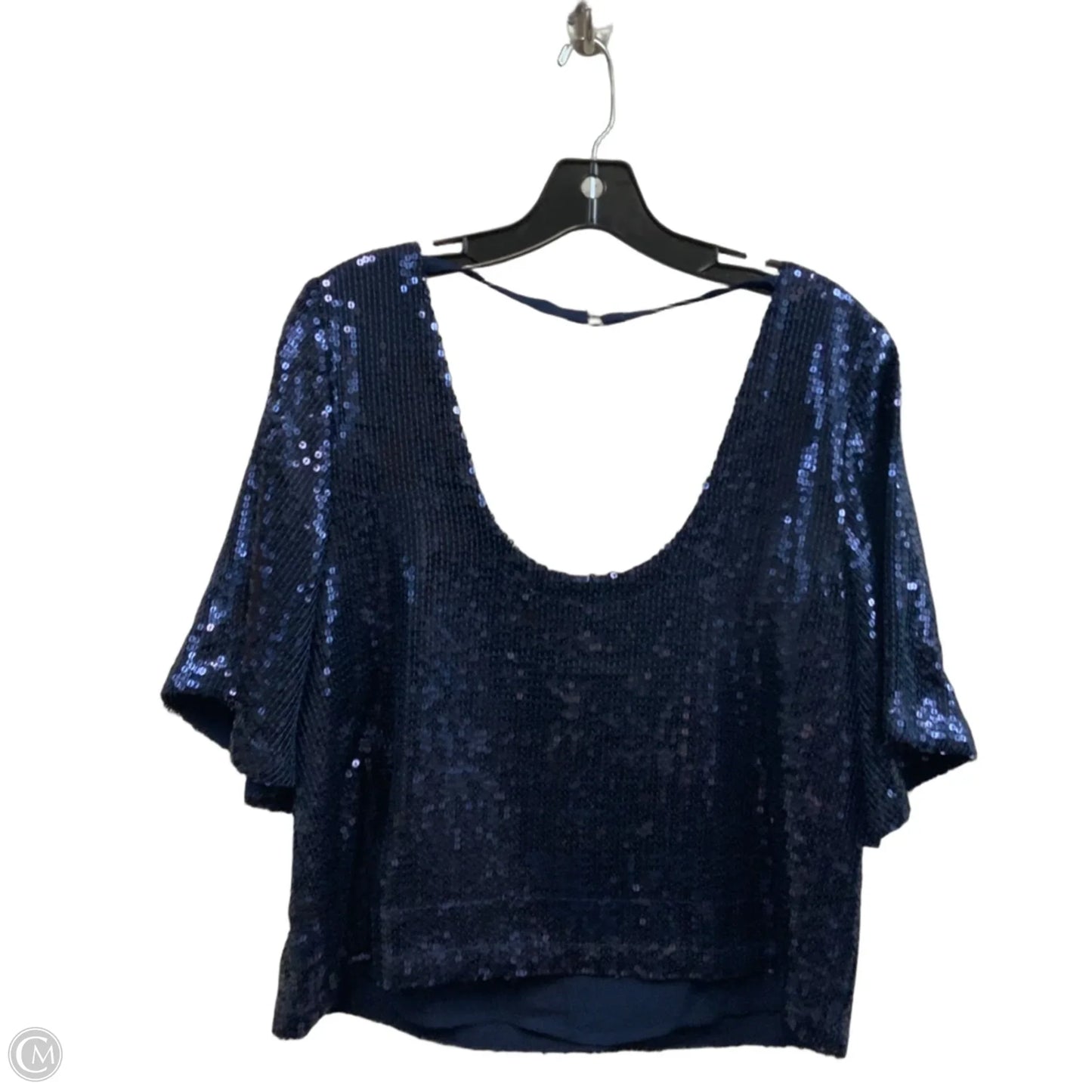 Top Short Sleeve By Free People In Blue, Size: M