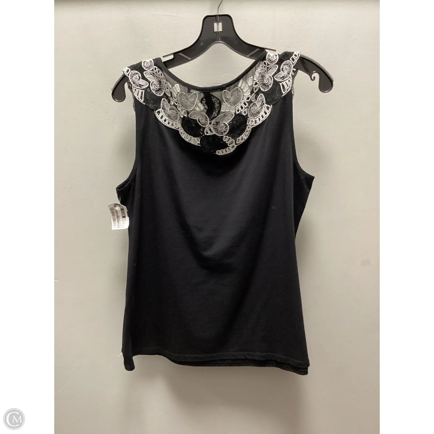Top Sleeveless By White House Black Market In Black, Size: M