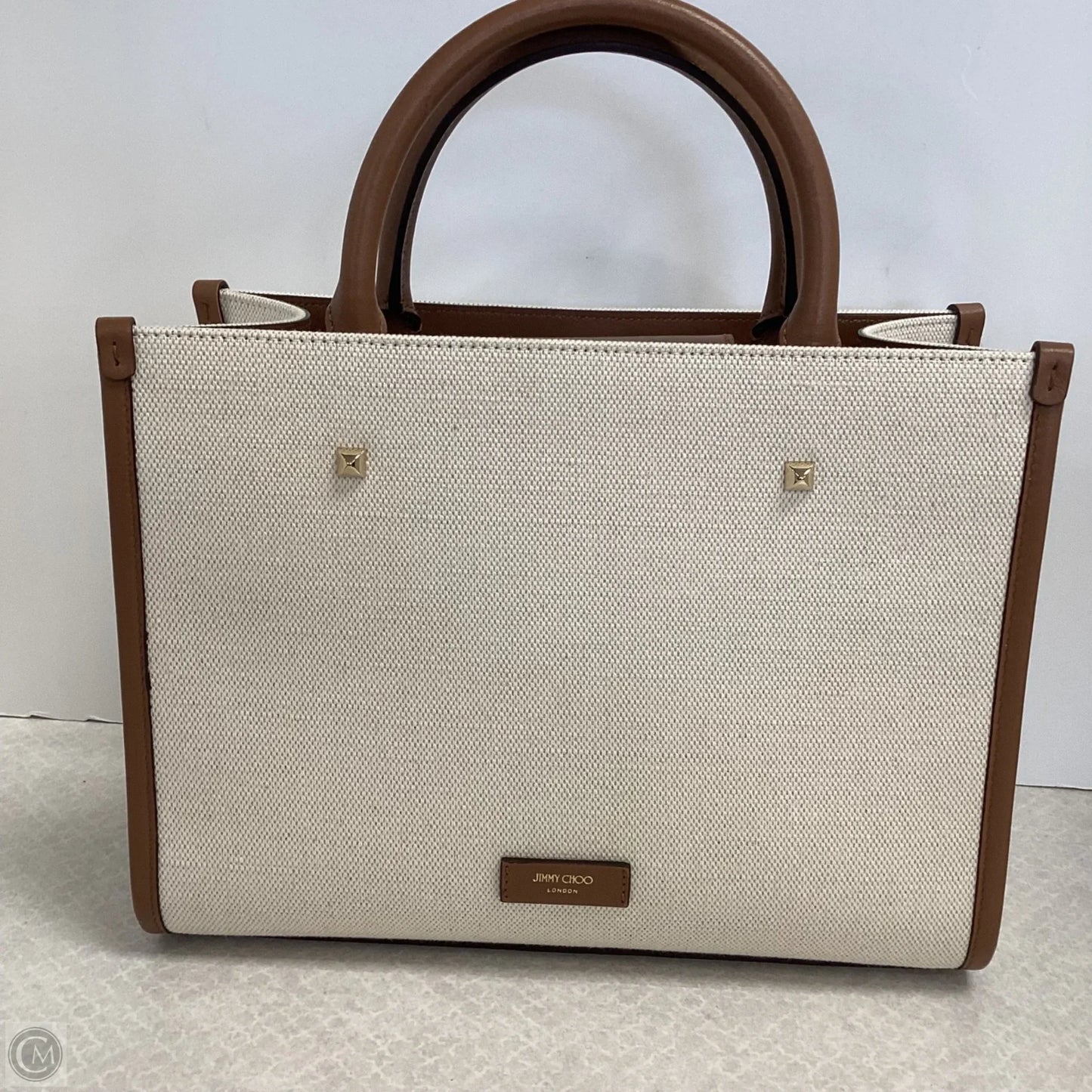 Handbag Luxury Designer By Jimmy Choo, Size: Medium