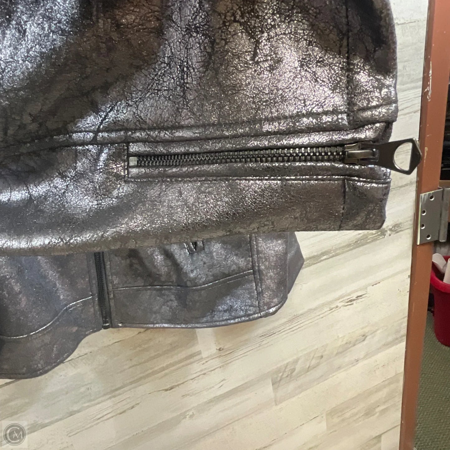 Jacket Moto By Torrid In Grey, Size: 4x