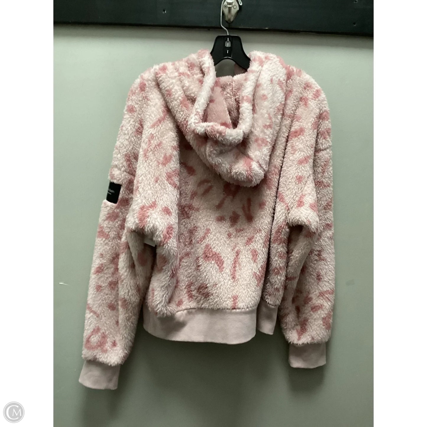 Sweatshirt Hoodie By Calvin Klein Performance In Pink, Size: L