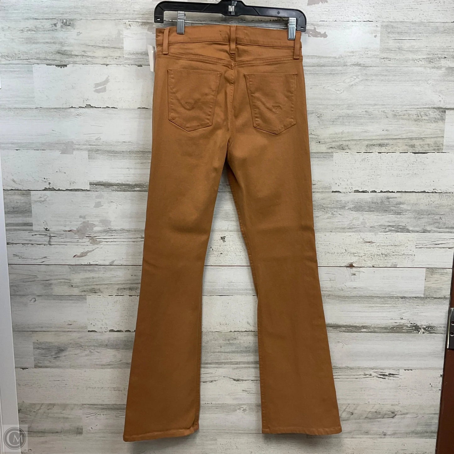 Jeans Flared By Hudson In Brown Denim, Size: 6