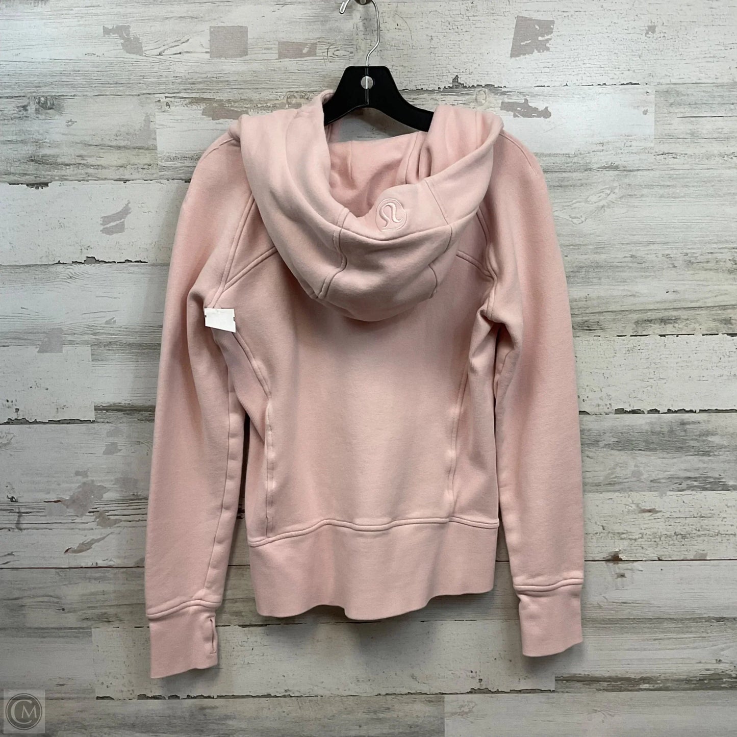 Athletic Top Long Sleeve Hoodie By Lululemon In Pink, Size: Xs