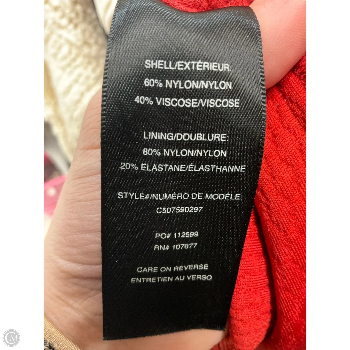 Dress Designer By Alice + Olivia In Red, Size: S