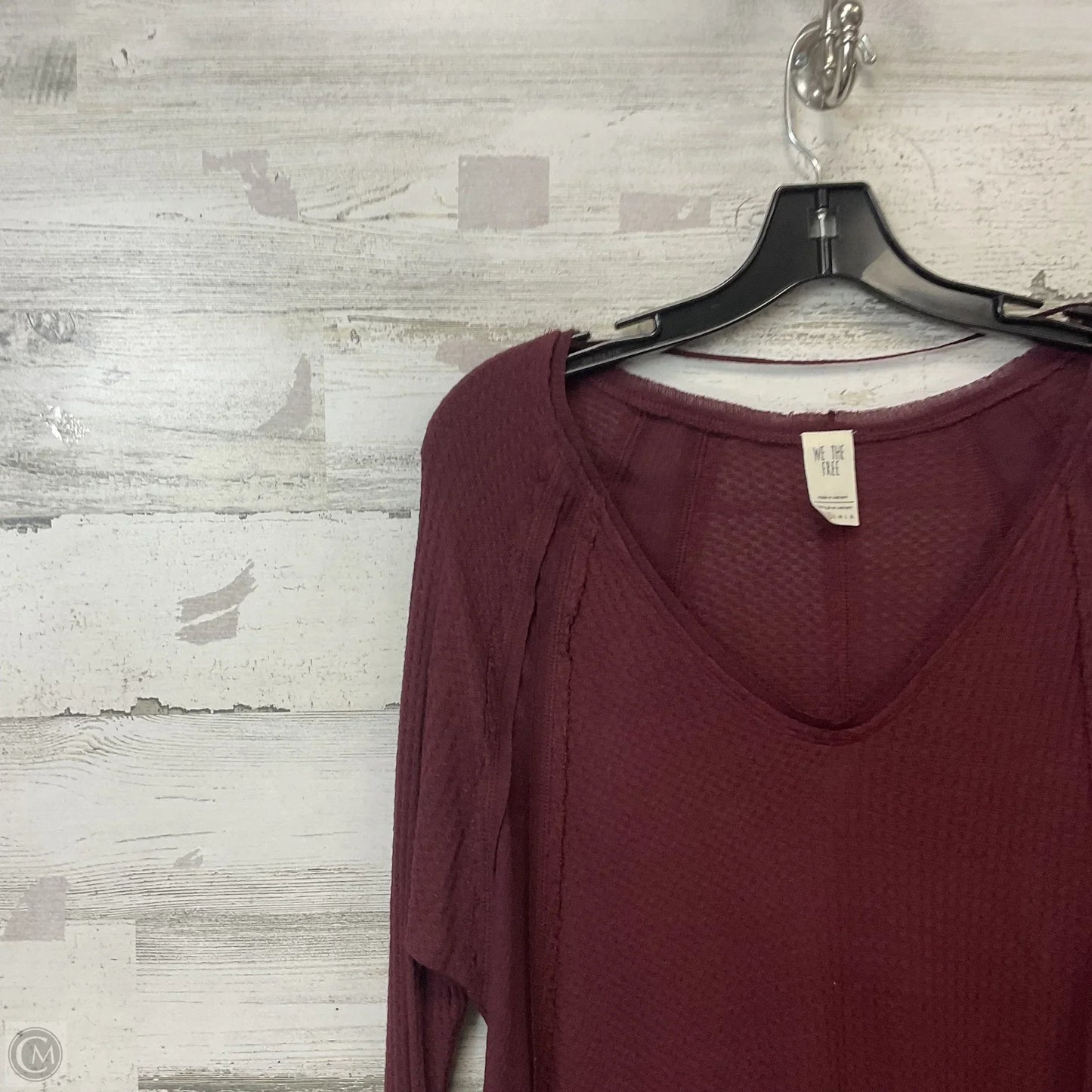 Top Long Sleeve By We The Free In Red, Size: Xs