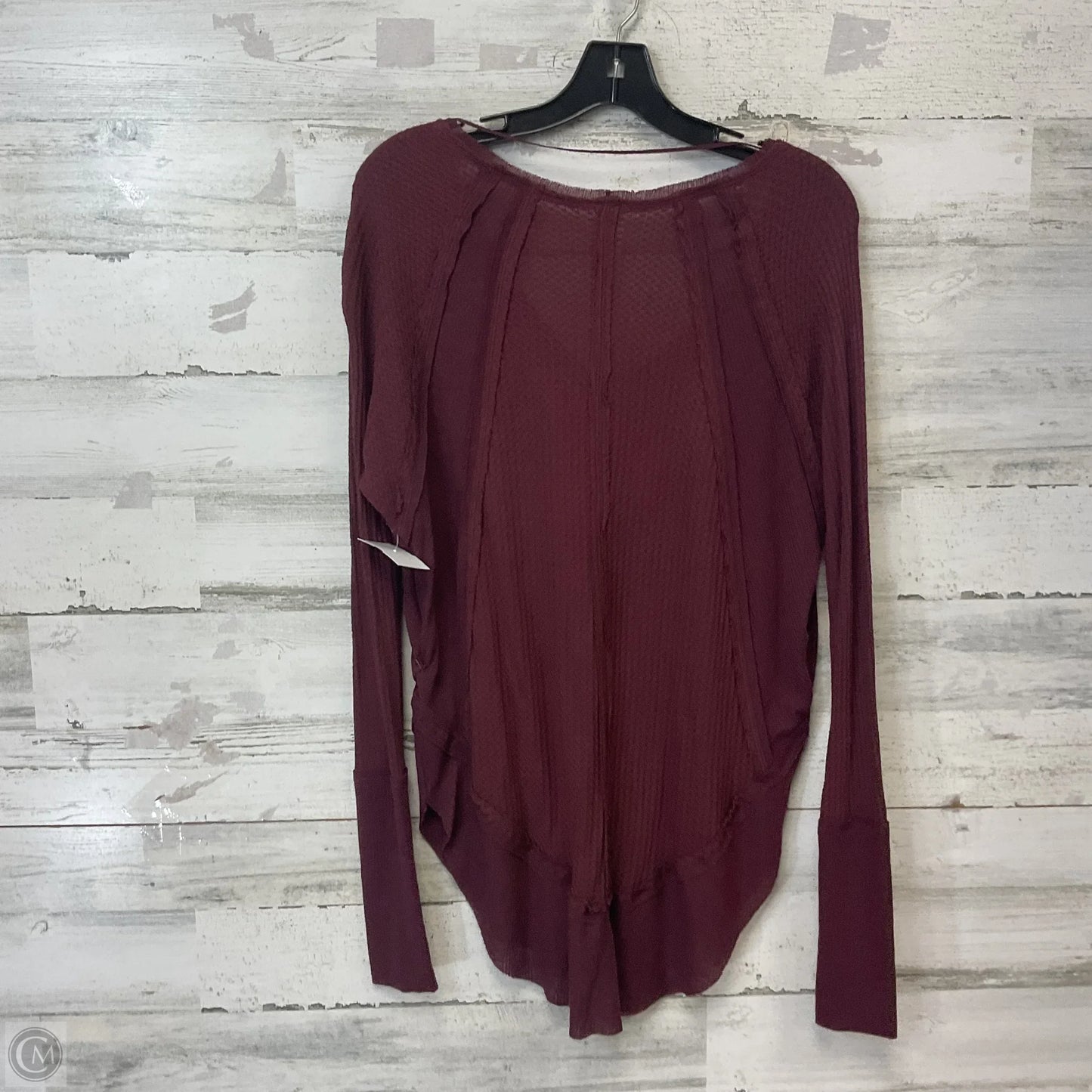 Top Long Sleeve By We The Free In Red, Size: Xs